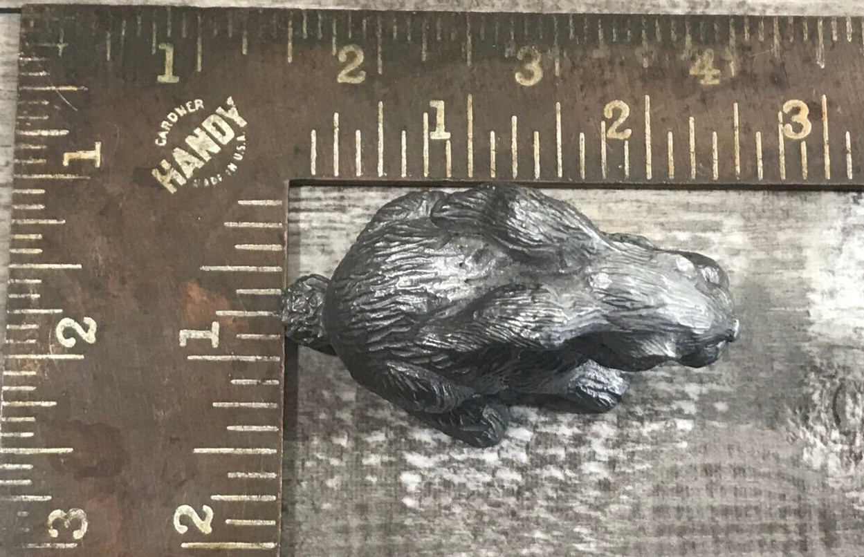 1983 Michael Ricker Pewter Rabbit Bunny Figure Figurine