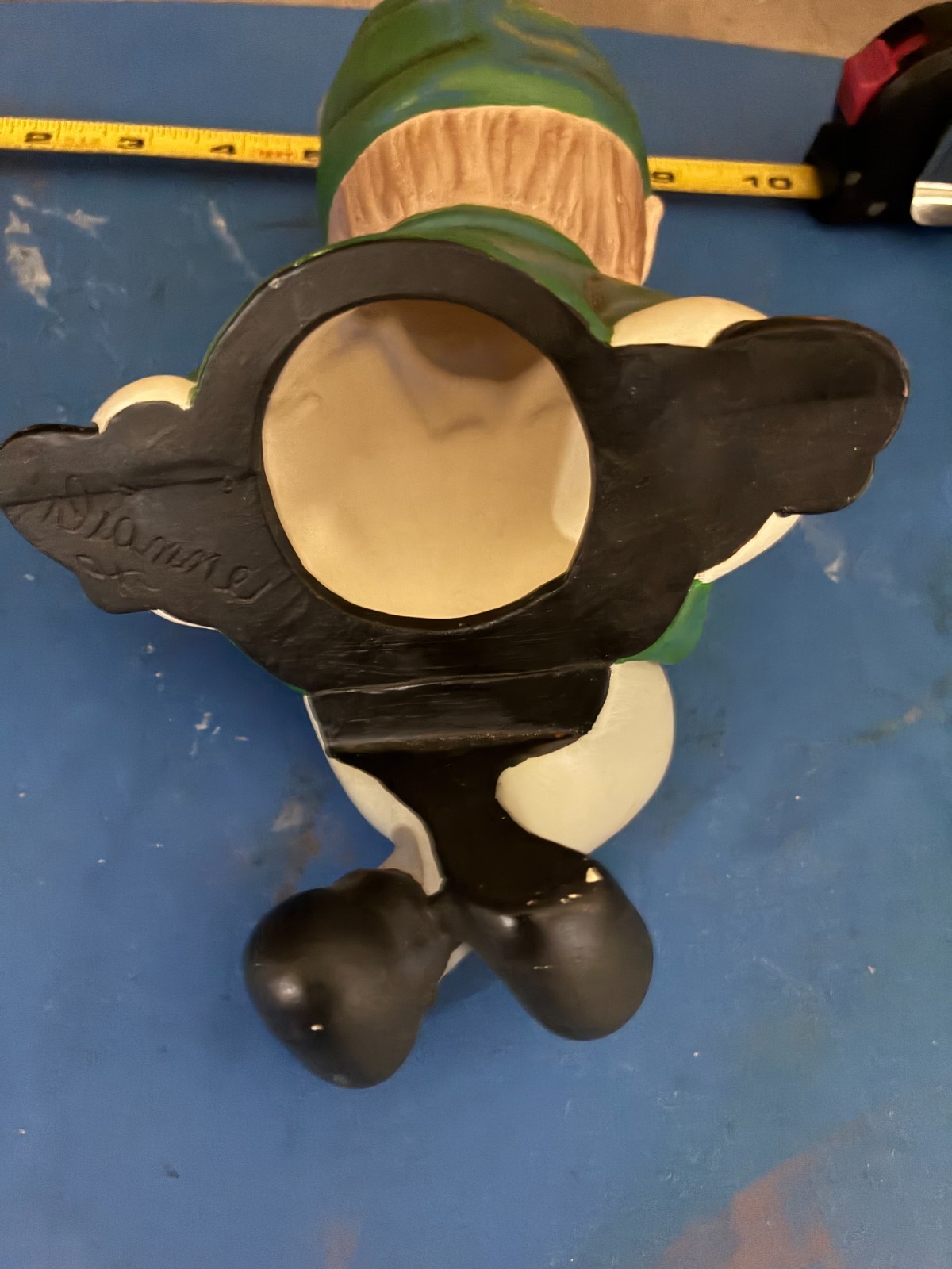 VINTAGE PIXIE ELF SHELF HANGER FIGURINE