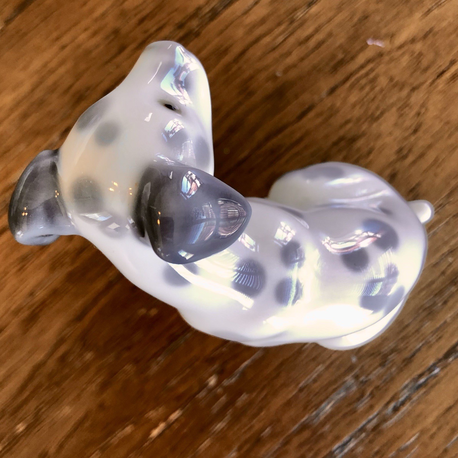 Lladró Porcelain Dog Figurine – Sitting Puppy – Vintage 1985–1995 – Hand Made in
