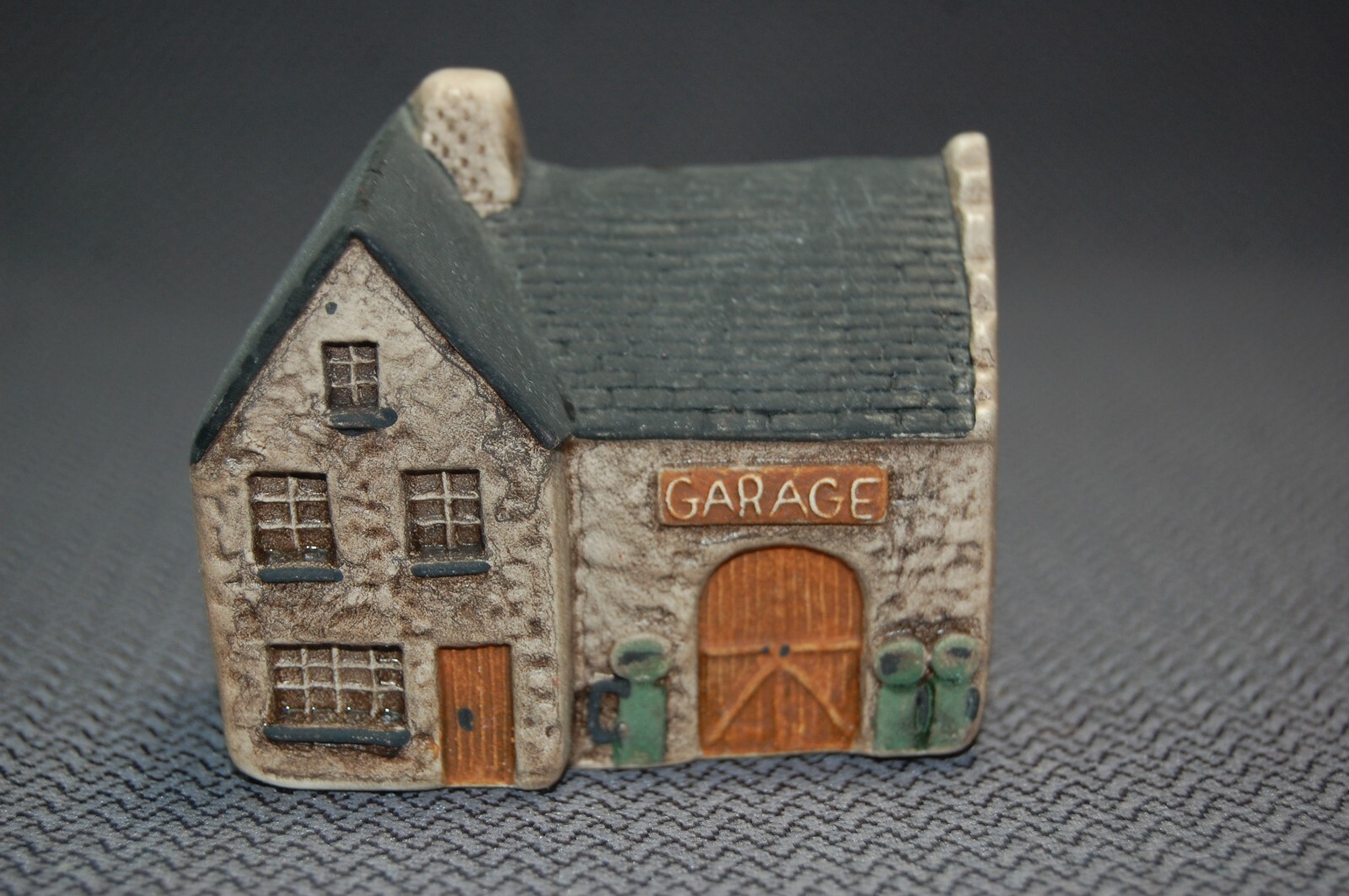 Vintage Philip Laureston Ceramic Miniature 724 GARAGE Cottage