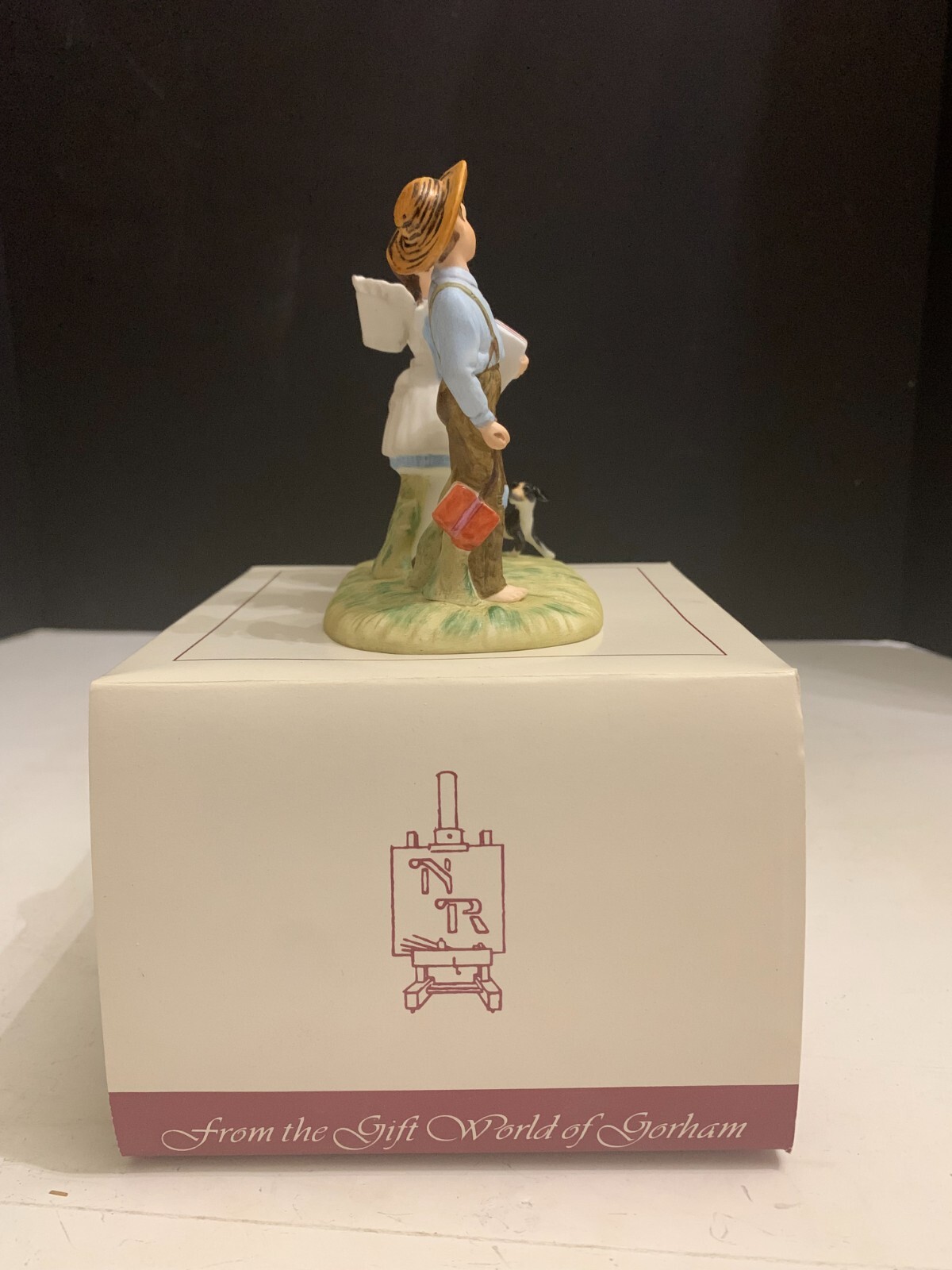 Norman Rockwell Young Man’s Fancy from the 1954 Four Seasons Figurine by Gorham