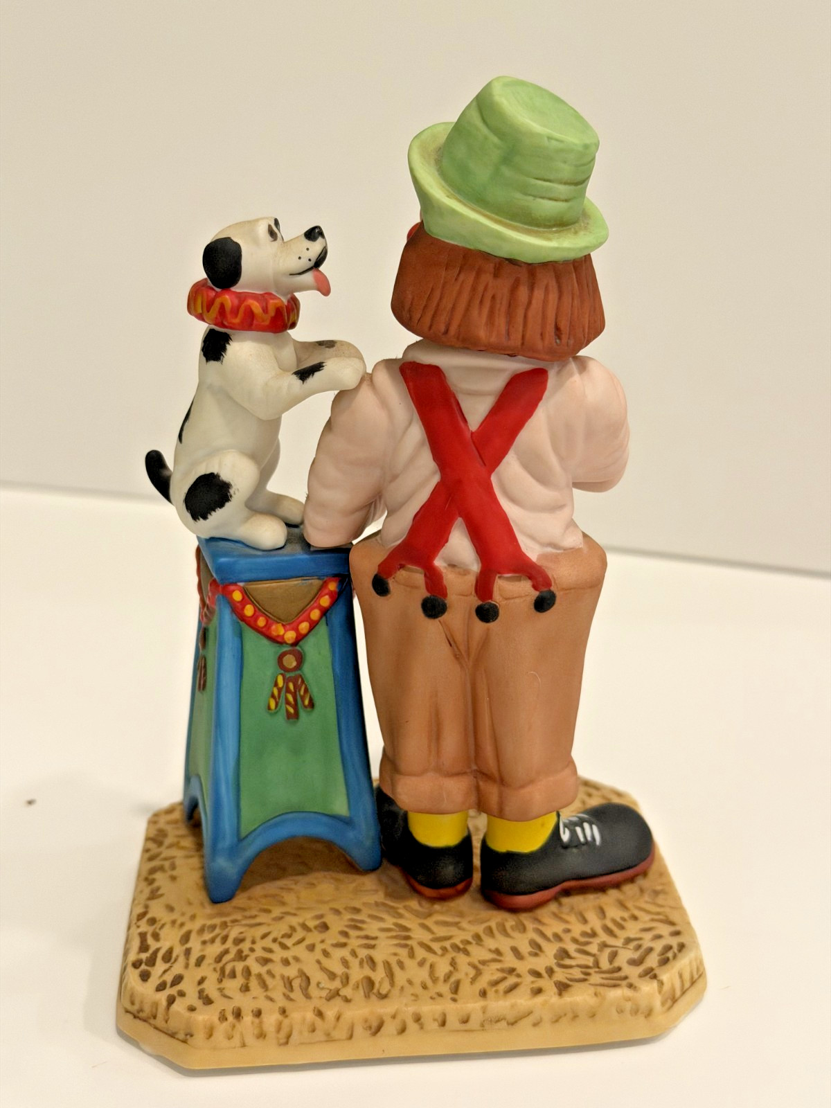 Vintage Ron Lee Carnival of Clowns Its Not a Dog Eat Dog World #381 Clown Statue
