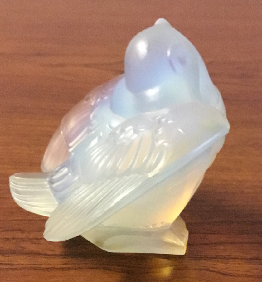 RARE SABINO FRANCE CRYSTAL WING DOWN TEASING BIRD – 2 3/4”T NO BOX MINT!