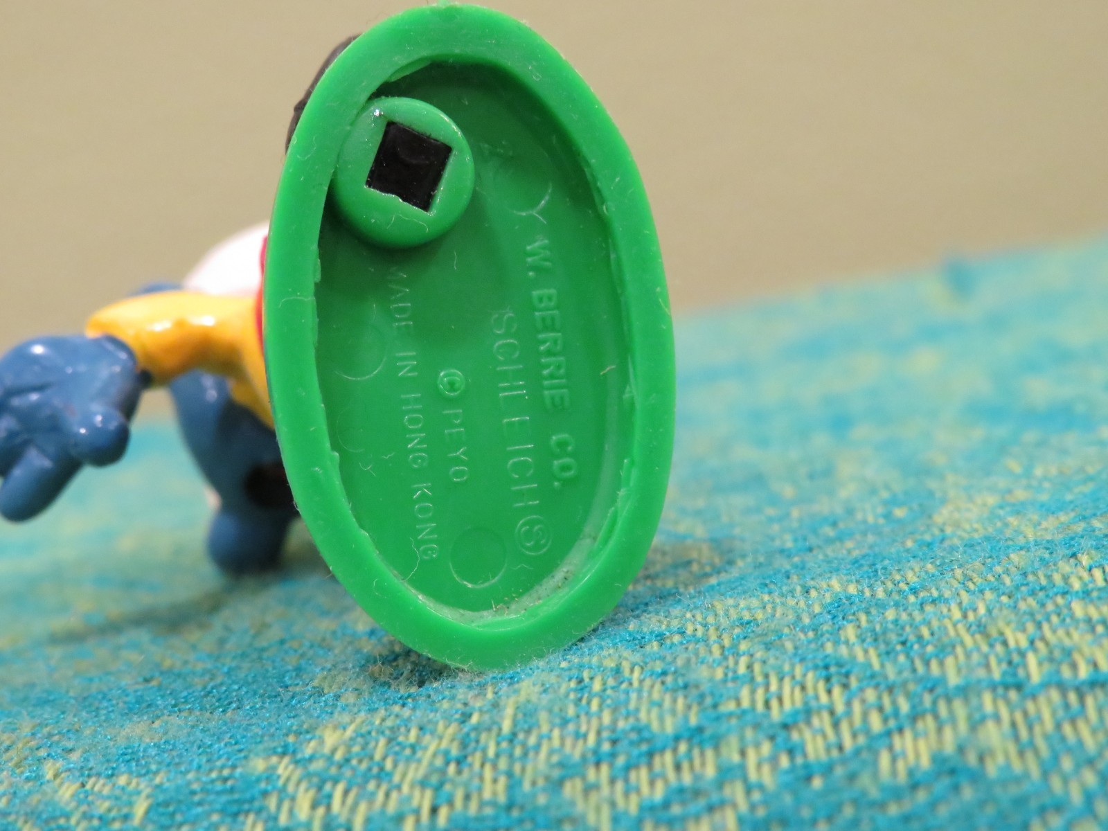Vintage 1980’s Rugby Football Smurf Figurine