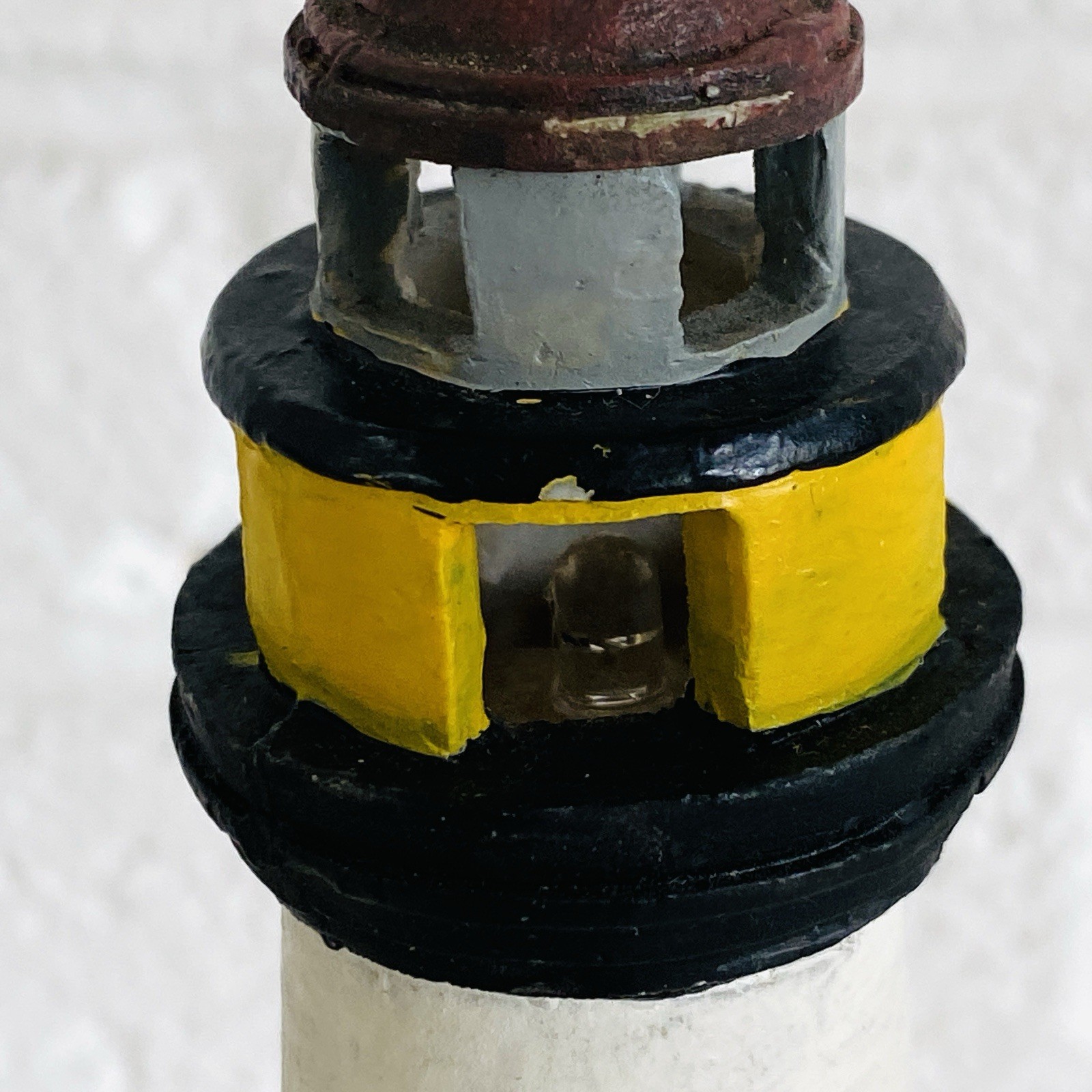 Lighthouse Lighted Nautical Decor Set Resin Beach Coastal Boating Sailing Theme