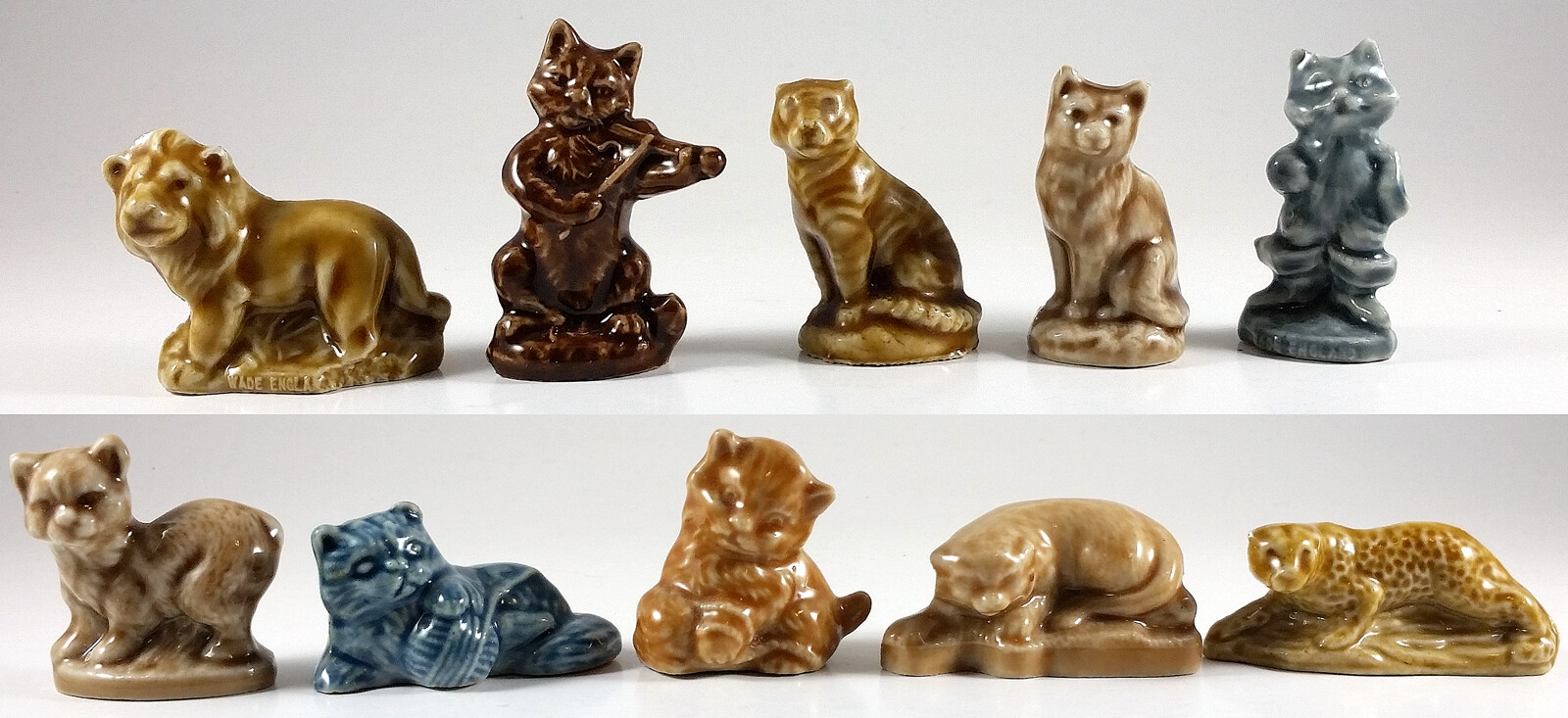 WADE TOM SMITH “CATS” PARTY CRACKERS, 1996 COMPLETE SET OF 10