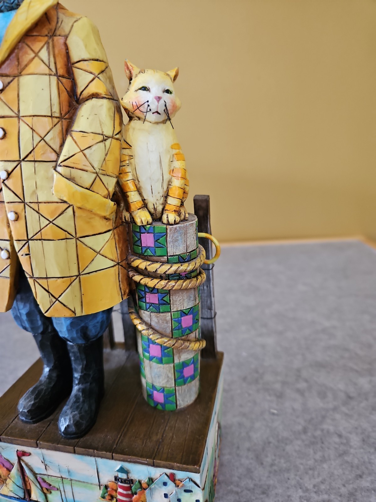 Jim Shore Old Salt Shorelights Evening Star Figurine 118741 Sea Captain Cat 2004