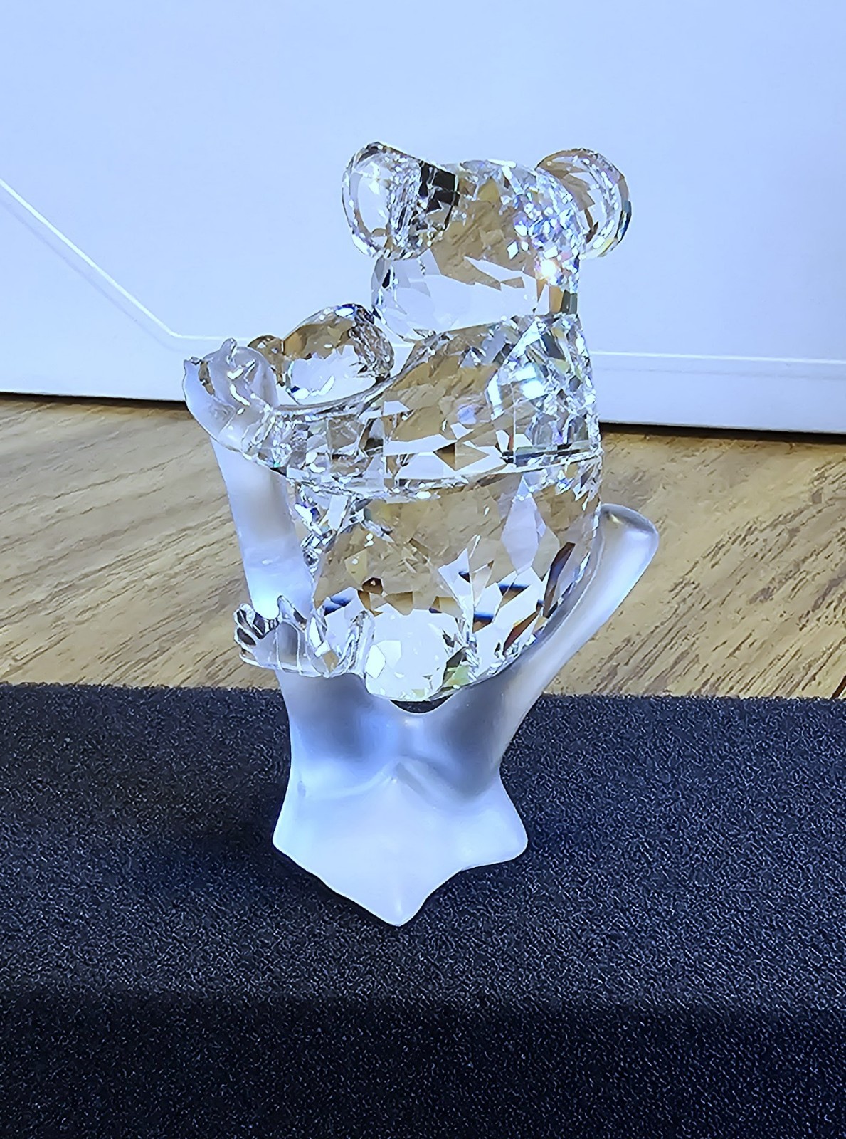 🐨 Swarovski Crystal 2009 Rare Encounters Koala Mother Baby in Tree Figurine NIB