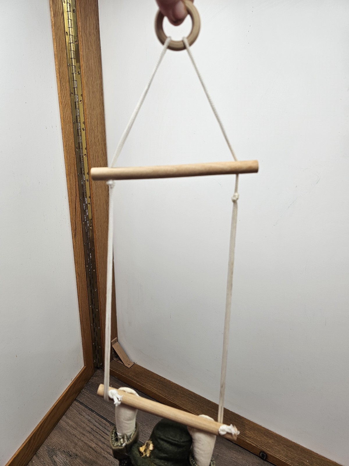 The Broadway Collection Hobo Porcelain W/Pole and String Unsure of Purpose
