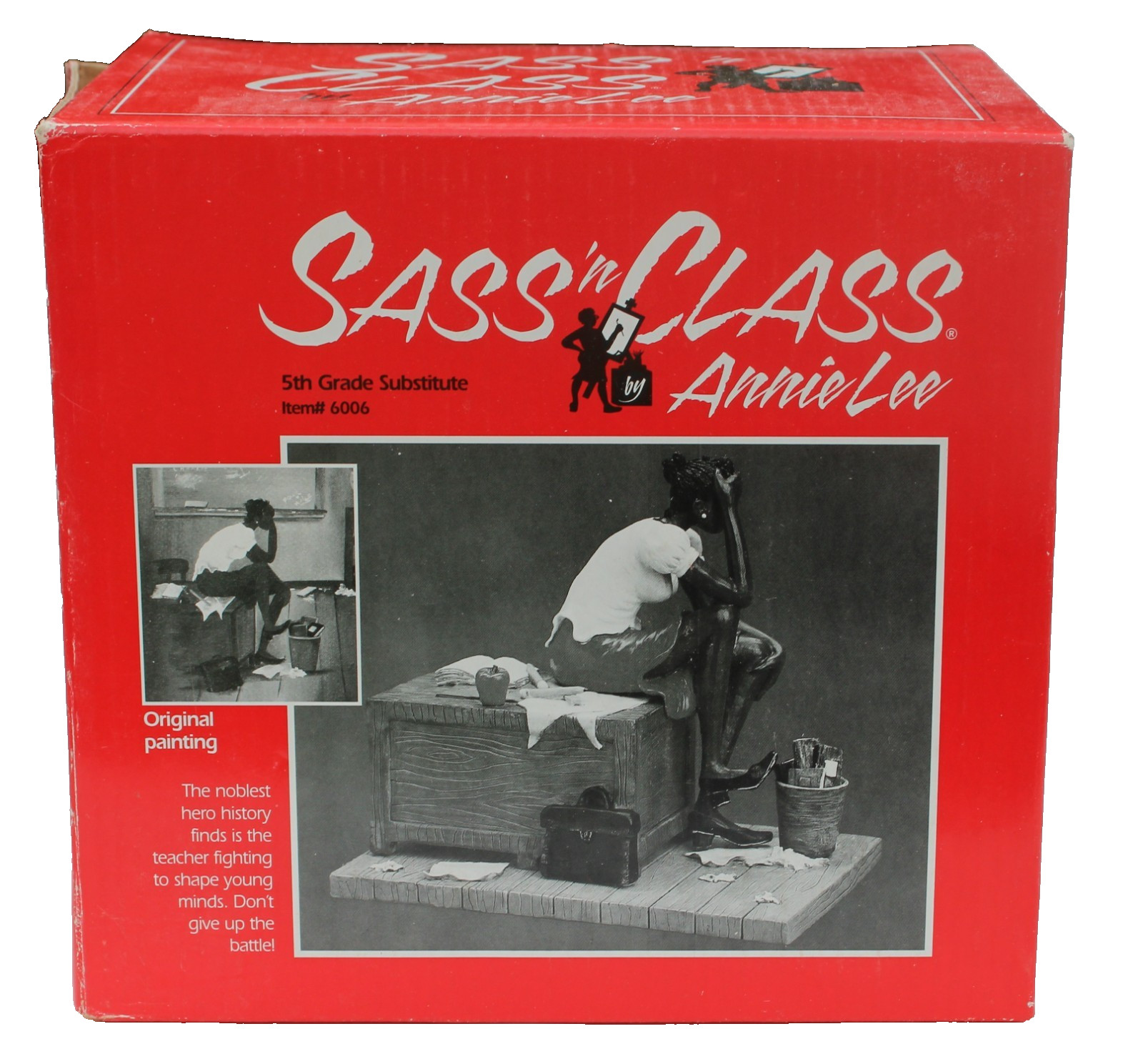 Vntg Sass n’ Class by Annie Lee 5th Grade Substitute Figure #6006 NOS