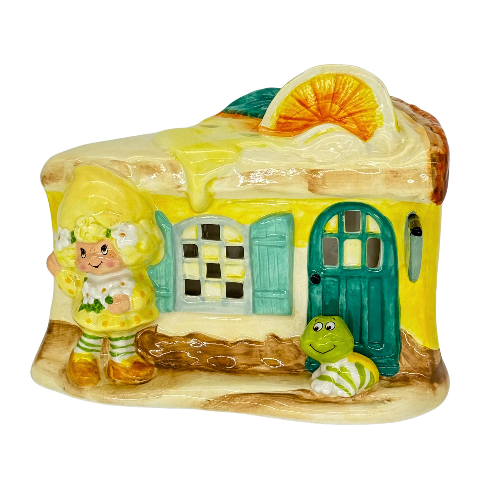 Blue Sky Clayworks Strawberry Shortcake Lemon Pie Candle House 25583