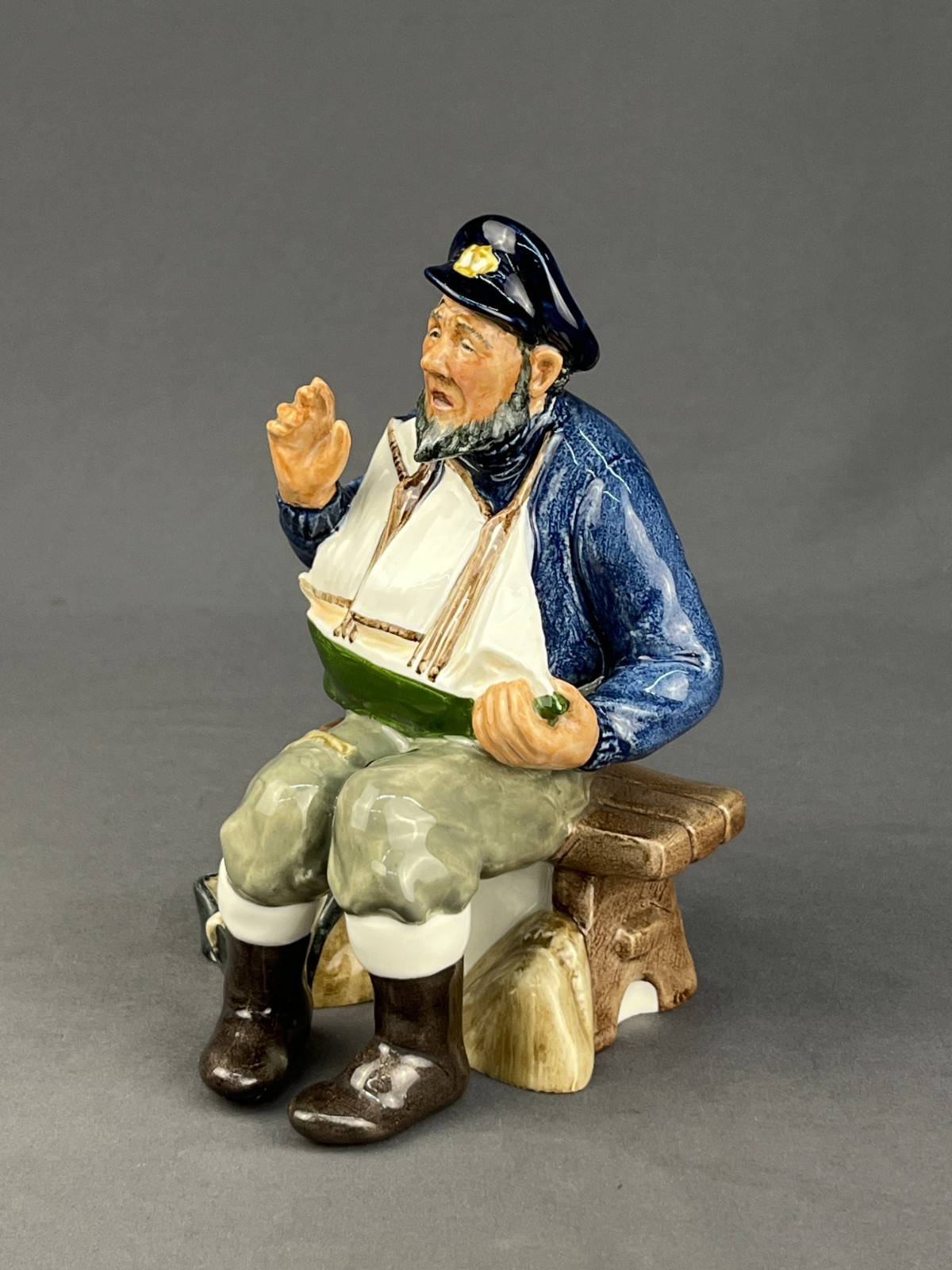 Vintage Royal Doulton TALL STORY HN 2248 Fisherman 6 1/2″ Figurine