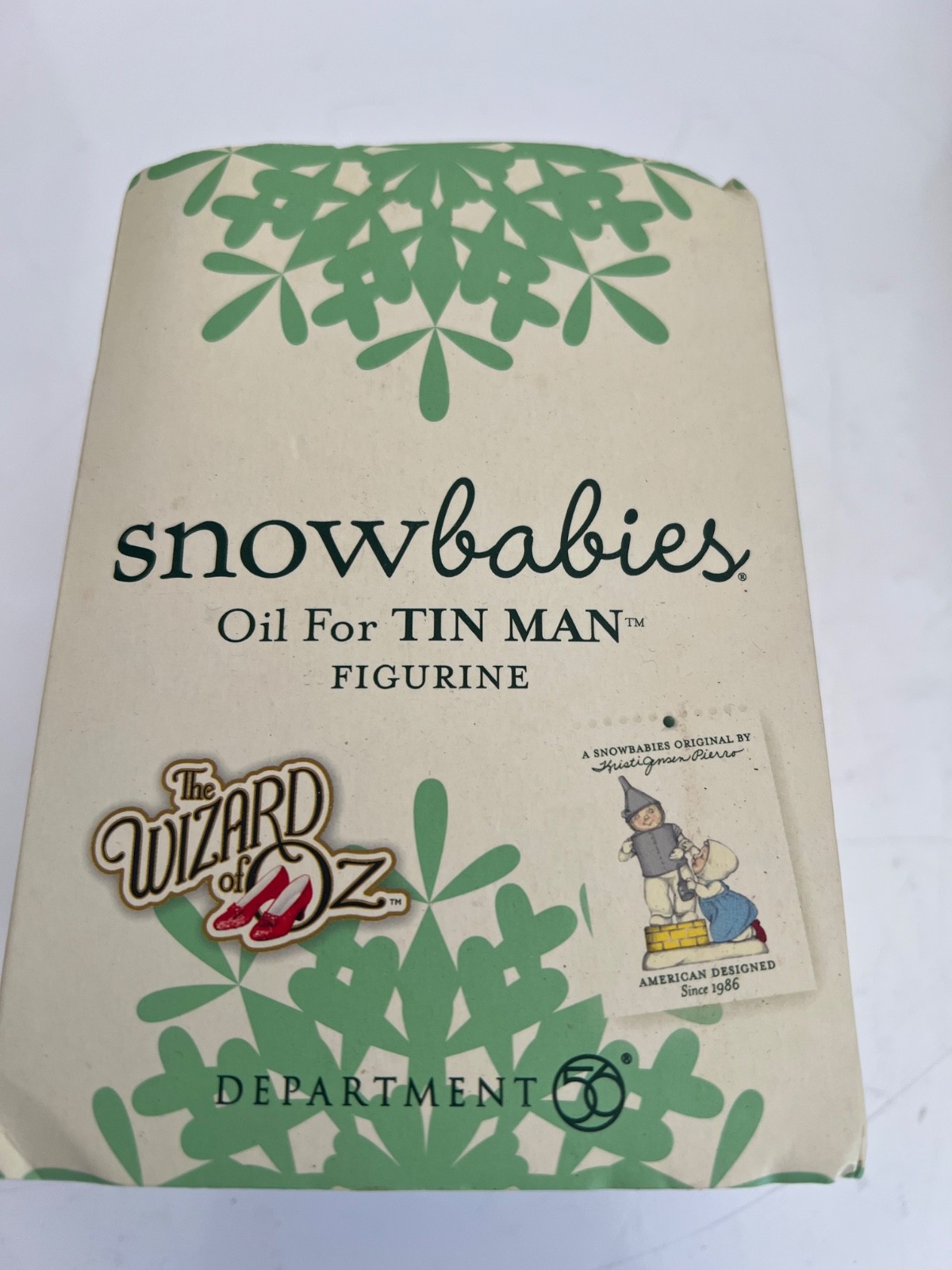 NEW SNOW BABIES THE WIZARD OF OZ OIL FOR TIN MAN FIGURINE 4031845
