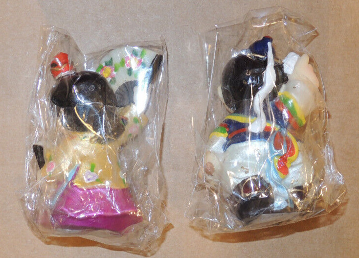 Korean Traditional Folk Figurines by Danisl Korea New in Box