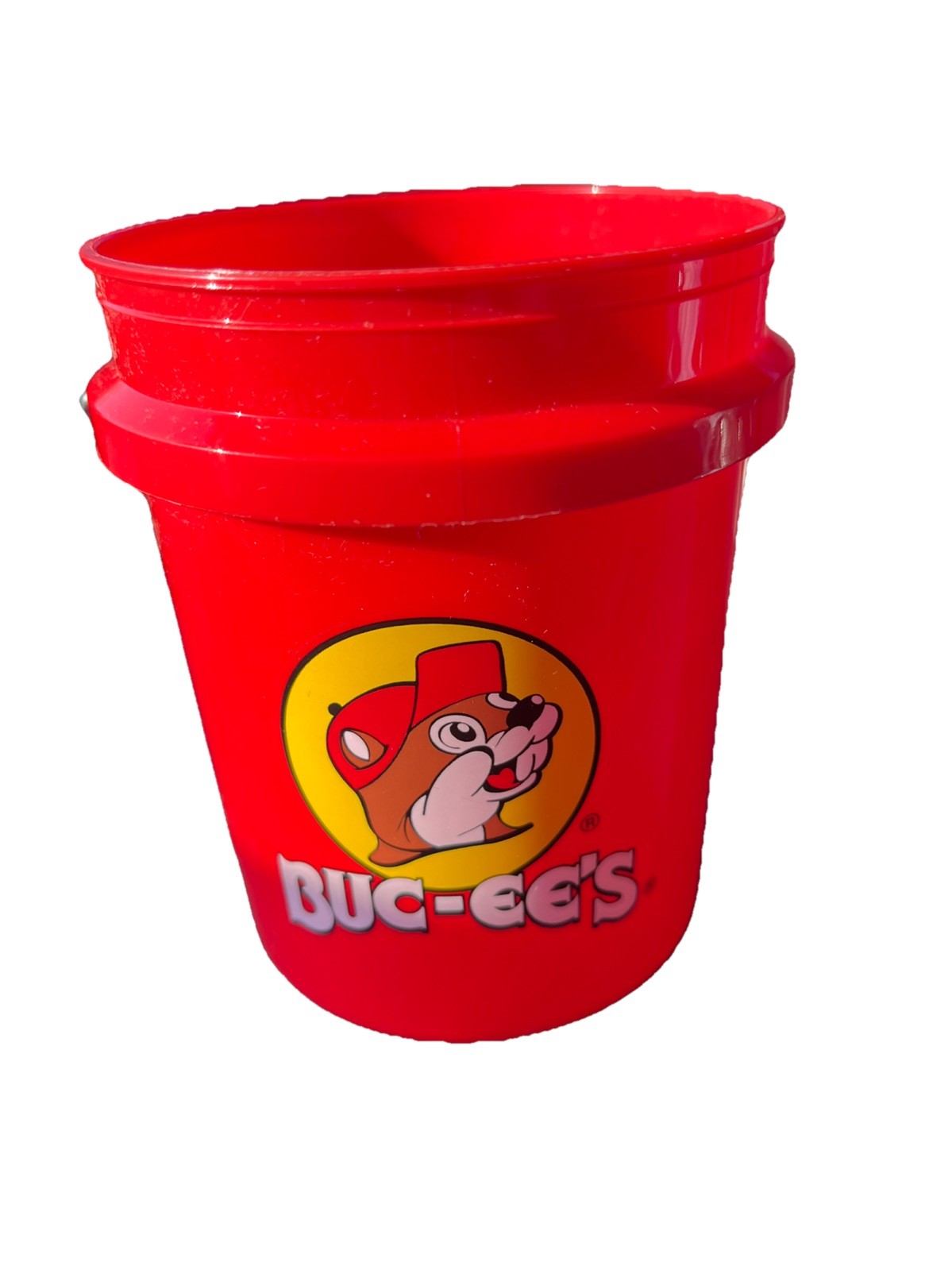 Buc-ees Red Mini Bucket 4” Tall