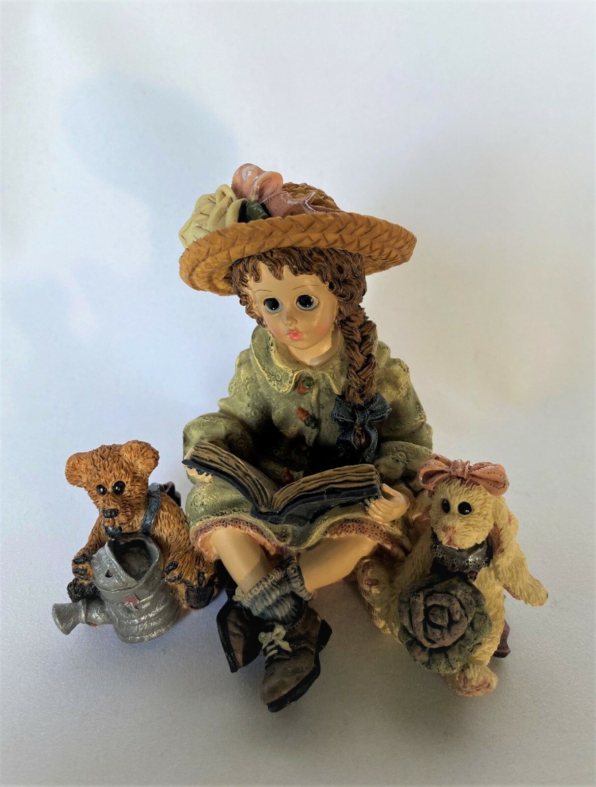  Yesterdays` Child’ Dollstone Collection 1996 “Julia with Emmy & Daphne”