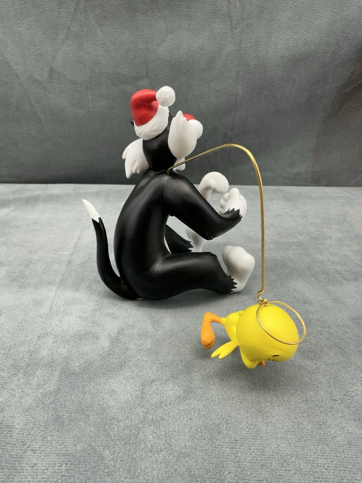 Vintage 2000 Goebel Looney Tunes Wishing Star Porcelain Tweety Bird Sylvester