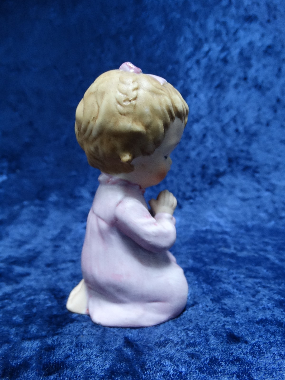 Vintage Brinn’s of Pittsburgh Bisque Porcelain Girl Kneeling in Prayer 2MA-102