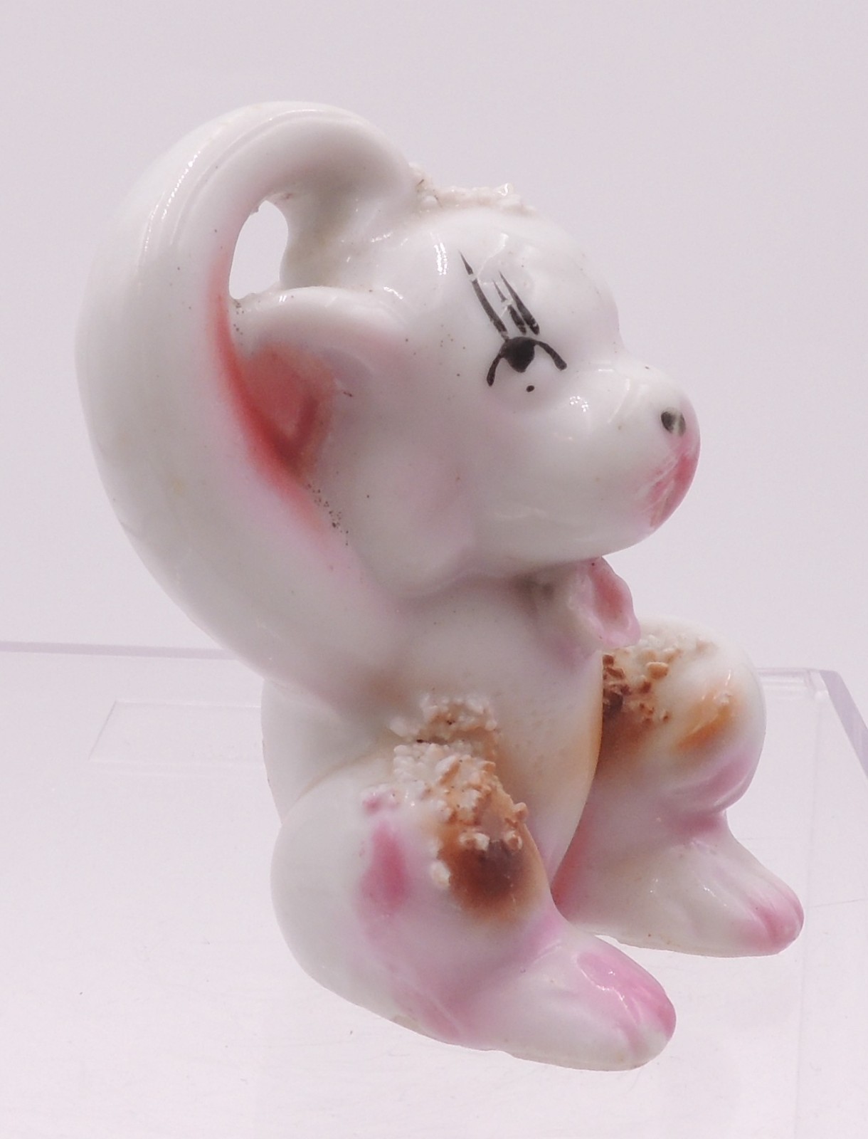 Vintage 50’s Spaghetti Monkey Japan Kitschy Porcelain Figurine CUTE! Collectable