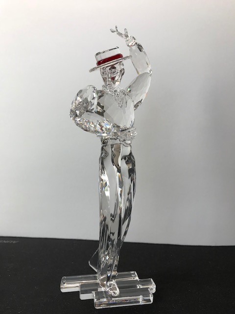 Swarovski Crystal AE Antonio 7400 200 300 LN Cond, Orig. Box,COA, Plaque & Stand