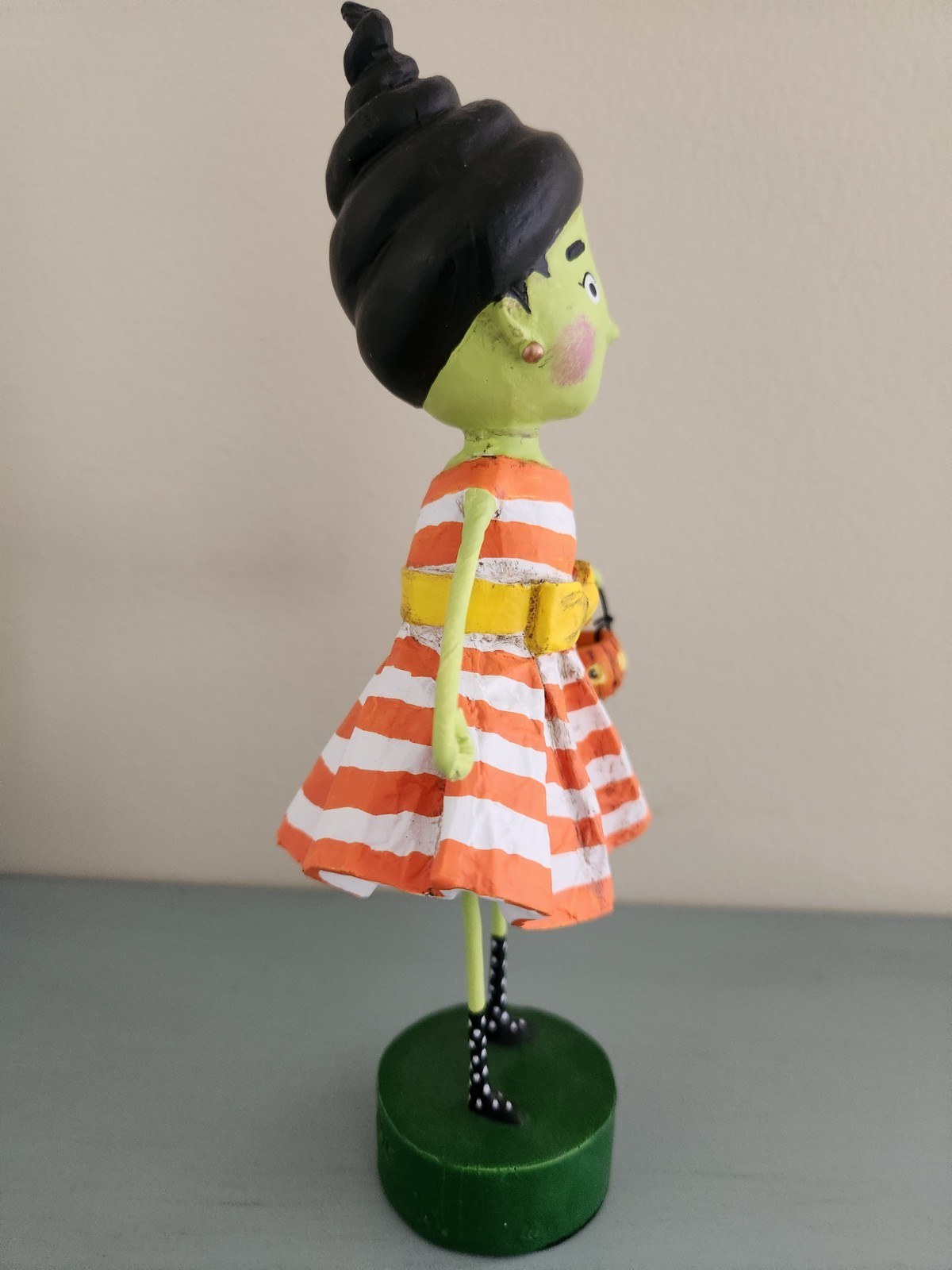 Lori Mitchell Susie Stein Halloween Girl Folk Art Figurine SALE $