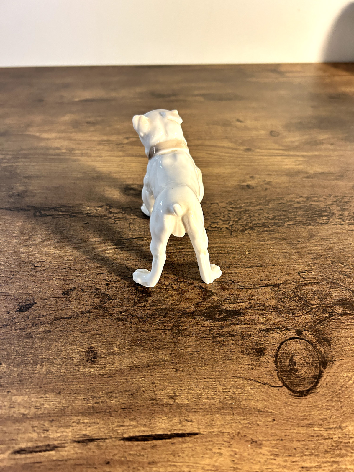 Vintage 1960s Lenwille Ardalt Porcelain Bulldog Figurine