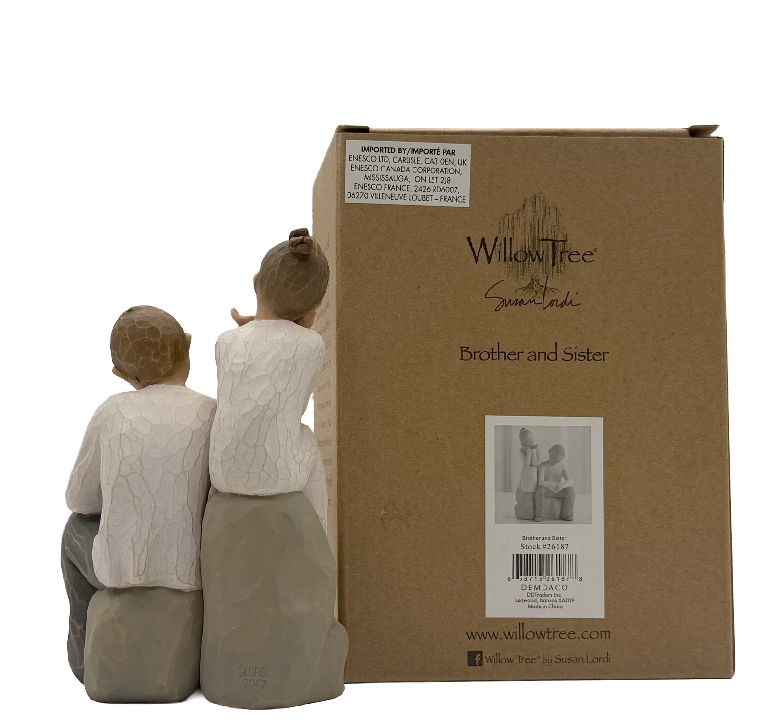 Willow Tree Brother and Sister, Gift to Reflect Friendship Between Siblings