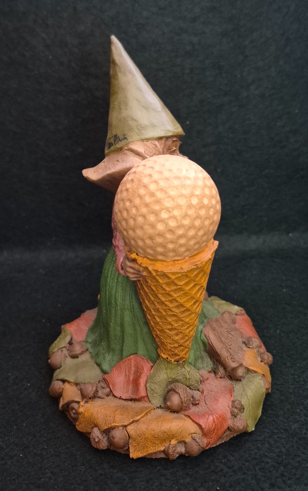 Tom Clark Cairn Gnome BABE Signed Edition 70 1988 Golf Ball in Ice Cream Cone