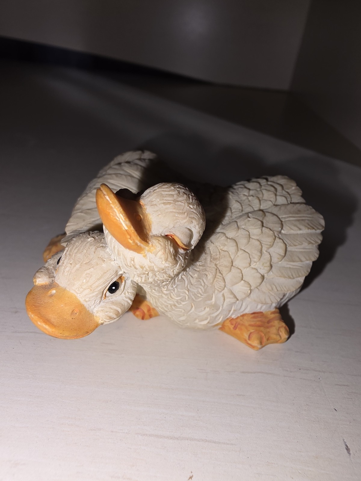 Vintage Baby Ducks Geese Cudding Figurine