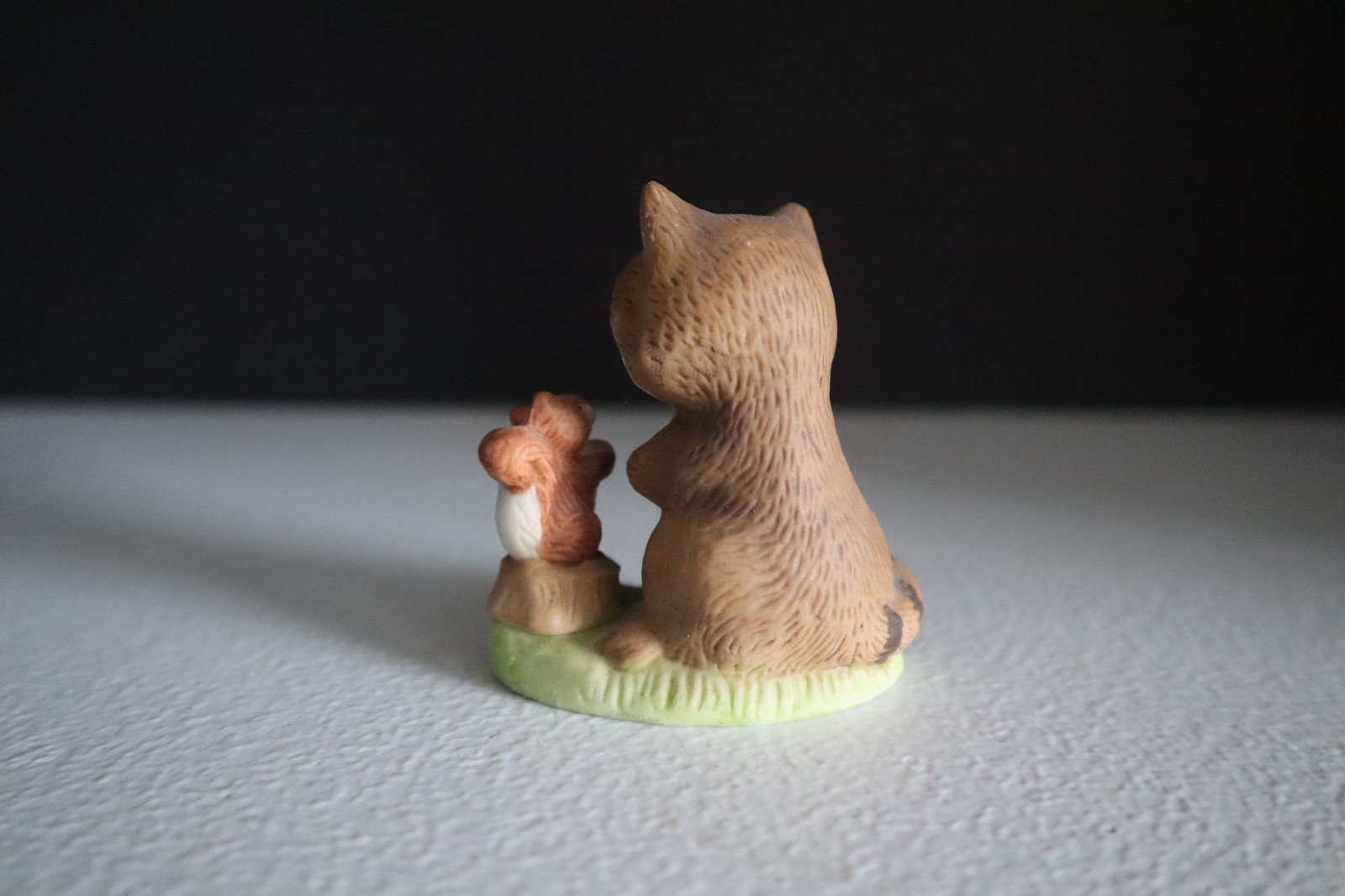 1 Vintage HOMCO Home Interior RACOON FIGURINE Woodland Friends 1418