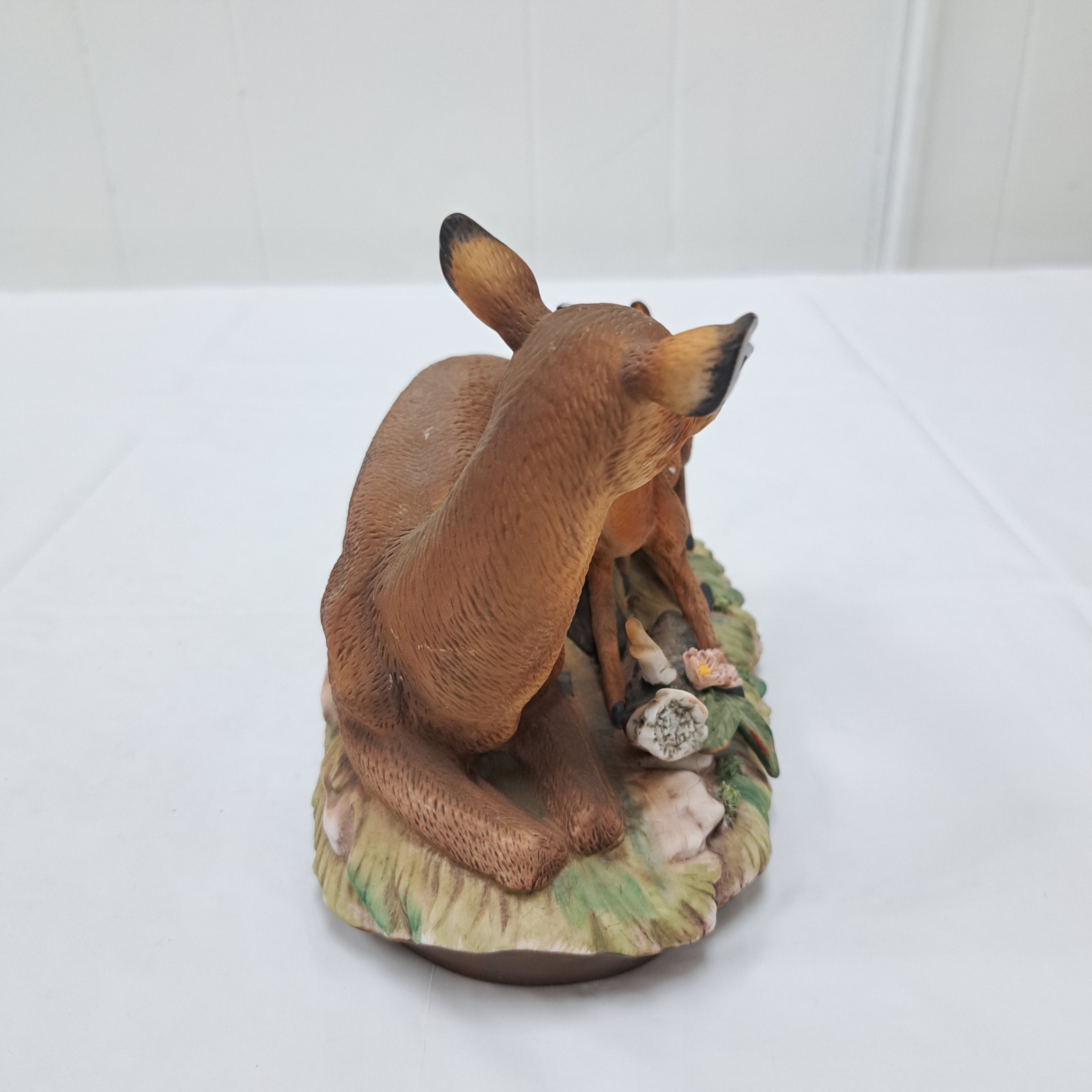 Vintage Masterpiece Porcelain By Homco Set Of Figures Seals Squirell Deer Bunny
