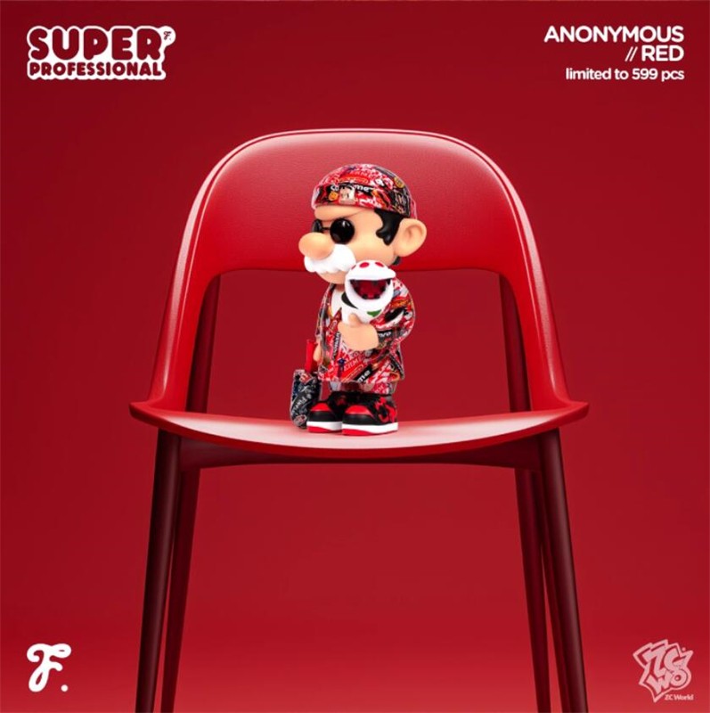 Fools Paradise SUP.PRO.ESNTL//Anonymous Red Limited Fashion Model 26cm New
