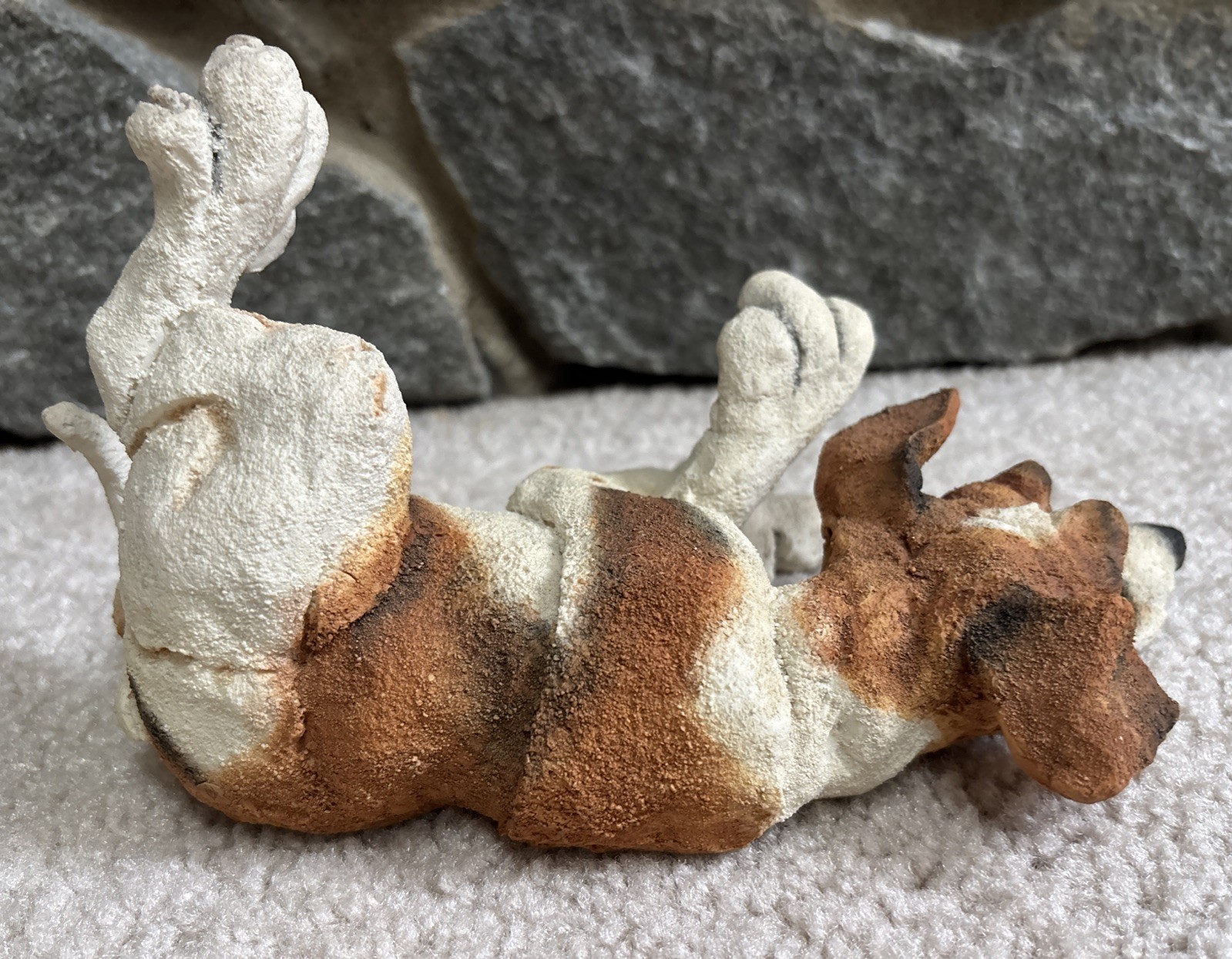 A Breed Apart Cute JACK RUSSELL LYING FIGURINE #70037 Country Artists 2003