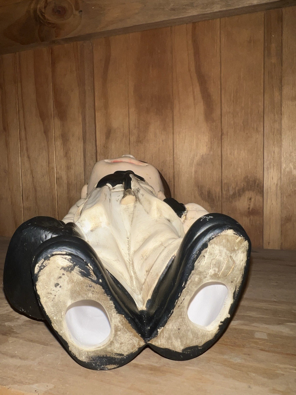Atlantic Mold Smiley Doctor Ceramic Hand Painted Large 13” Figure Sculpture 1972