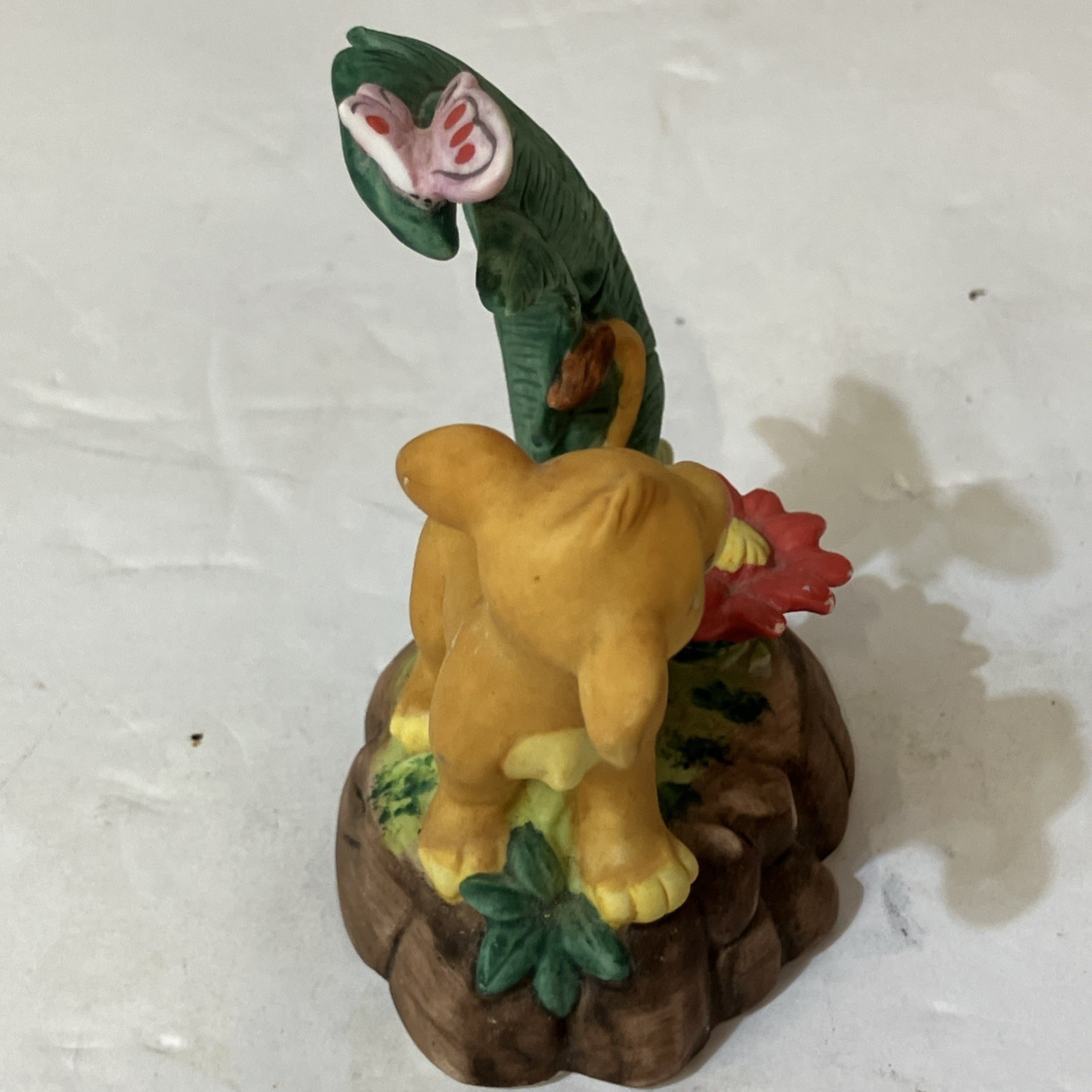Vintage 90s Disney Simba Porcelain Figurine The Lion King 3” Collectible Decor