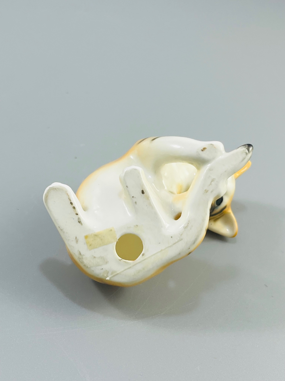Cats of Character Danbury Mint Bone China “Tail End” Orange Tabby Cat Figurine
