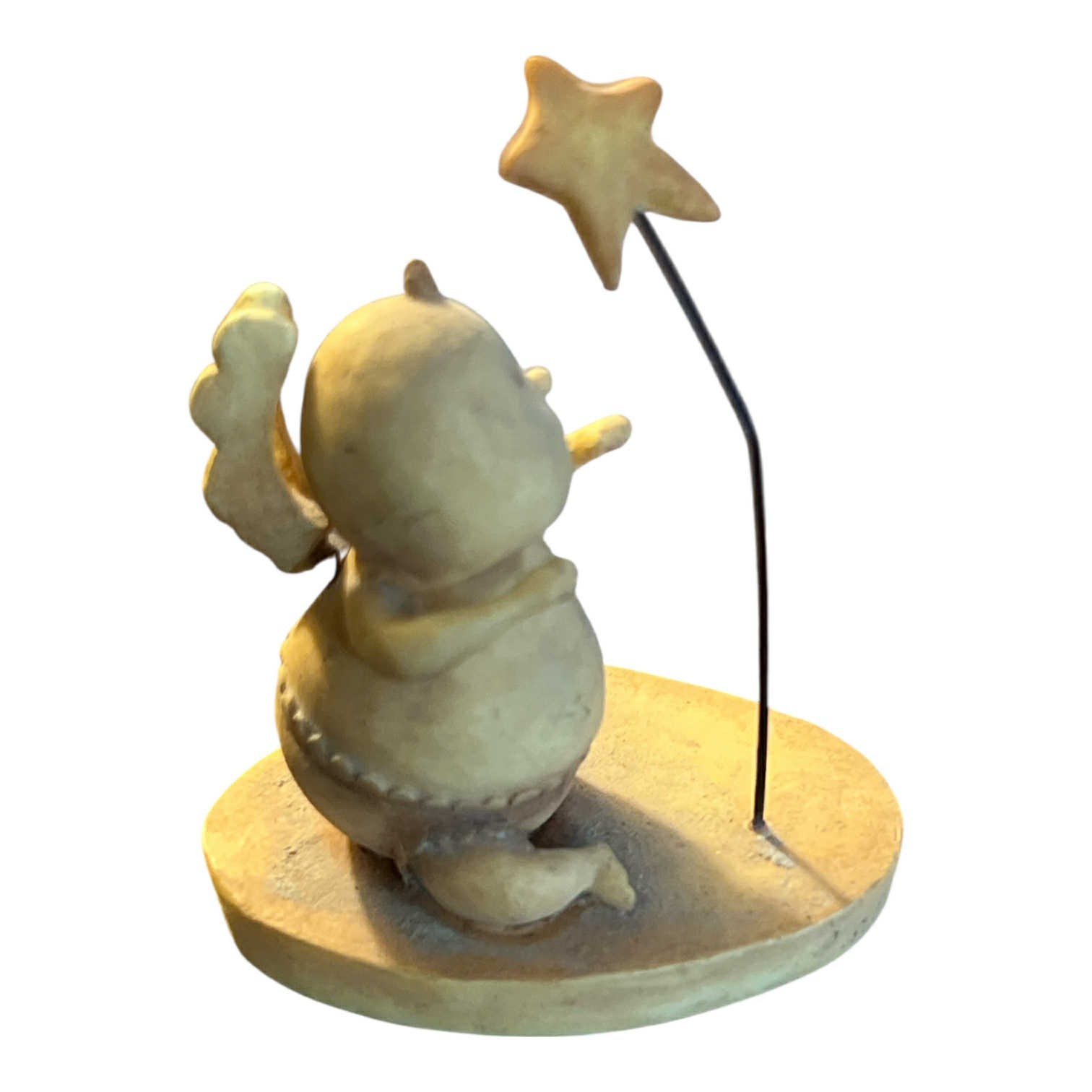 RETIRED 2004 LANG & WISE AUGUST MOON BABY WINGS ANGEL FIGURINE BY DAN DiPAOLO 2″