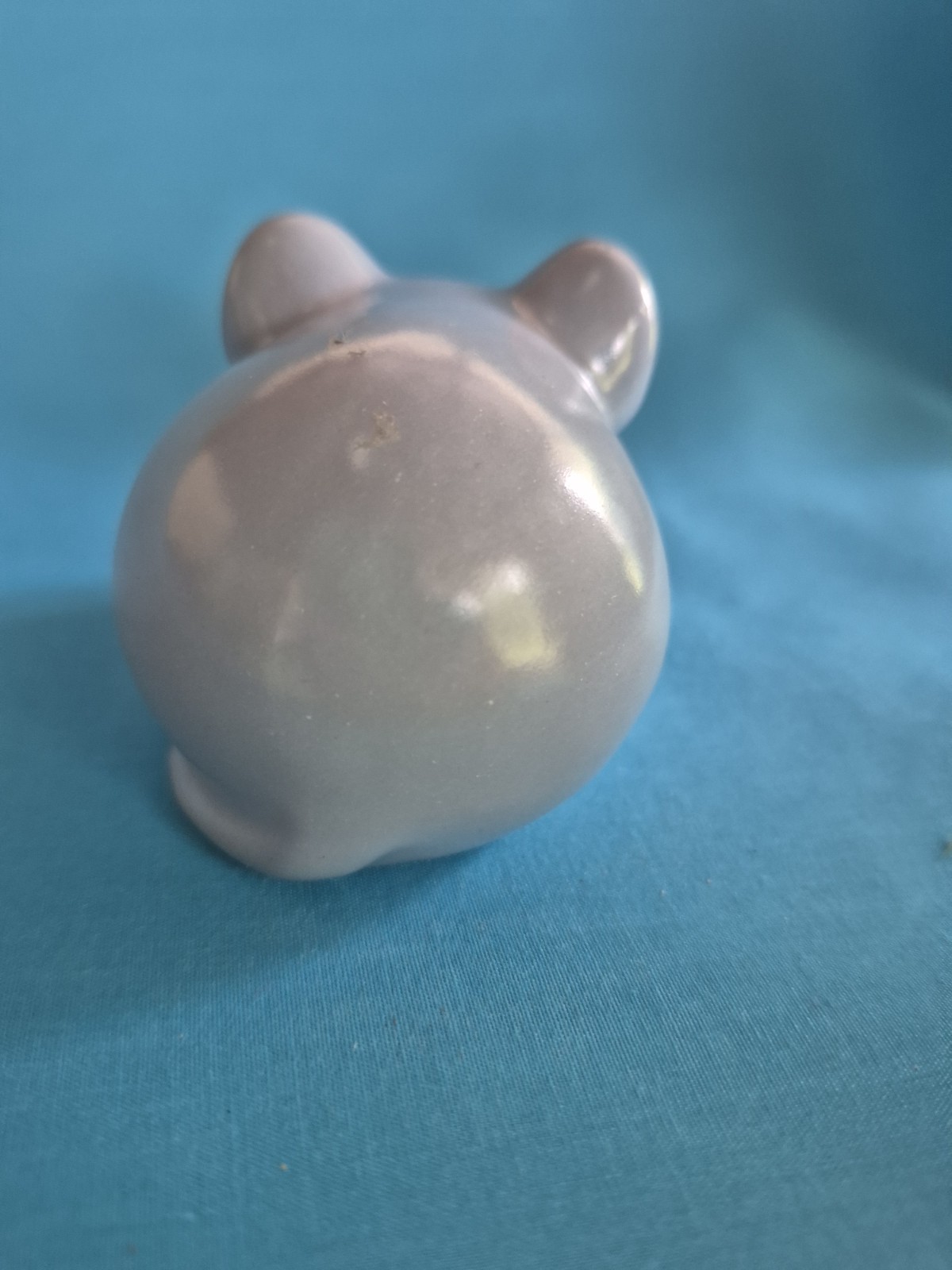 Goebel Gray Mouse Porcelain Figurine Vintage Label Mint Germany 2”x3”