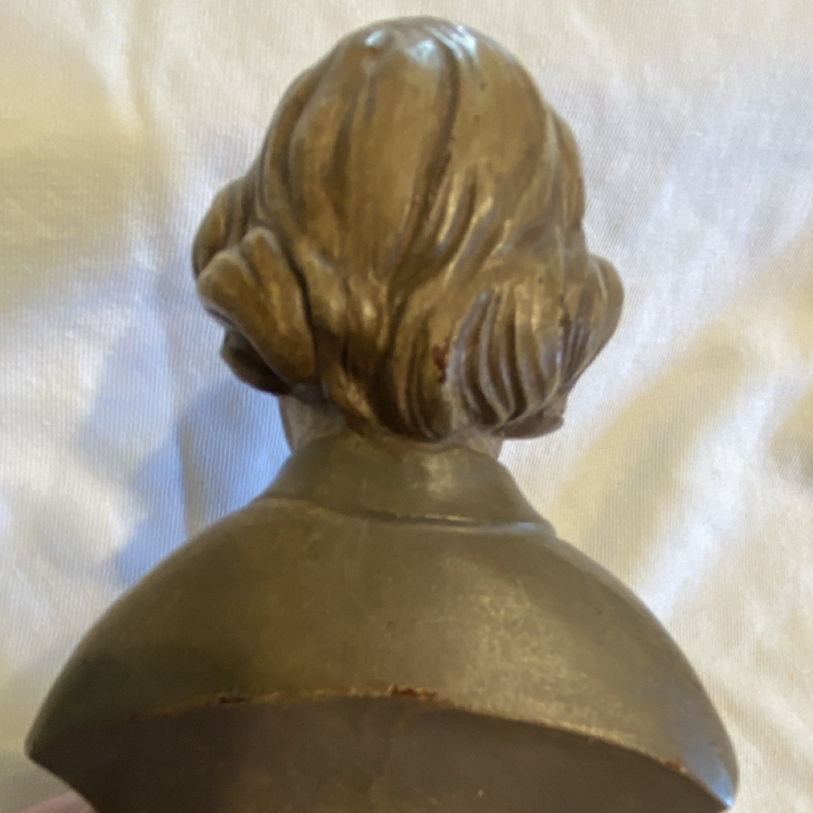 Frederic Chopin Decorative Bust on Wood Base TORI ART (Italy) 1950s