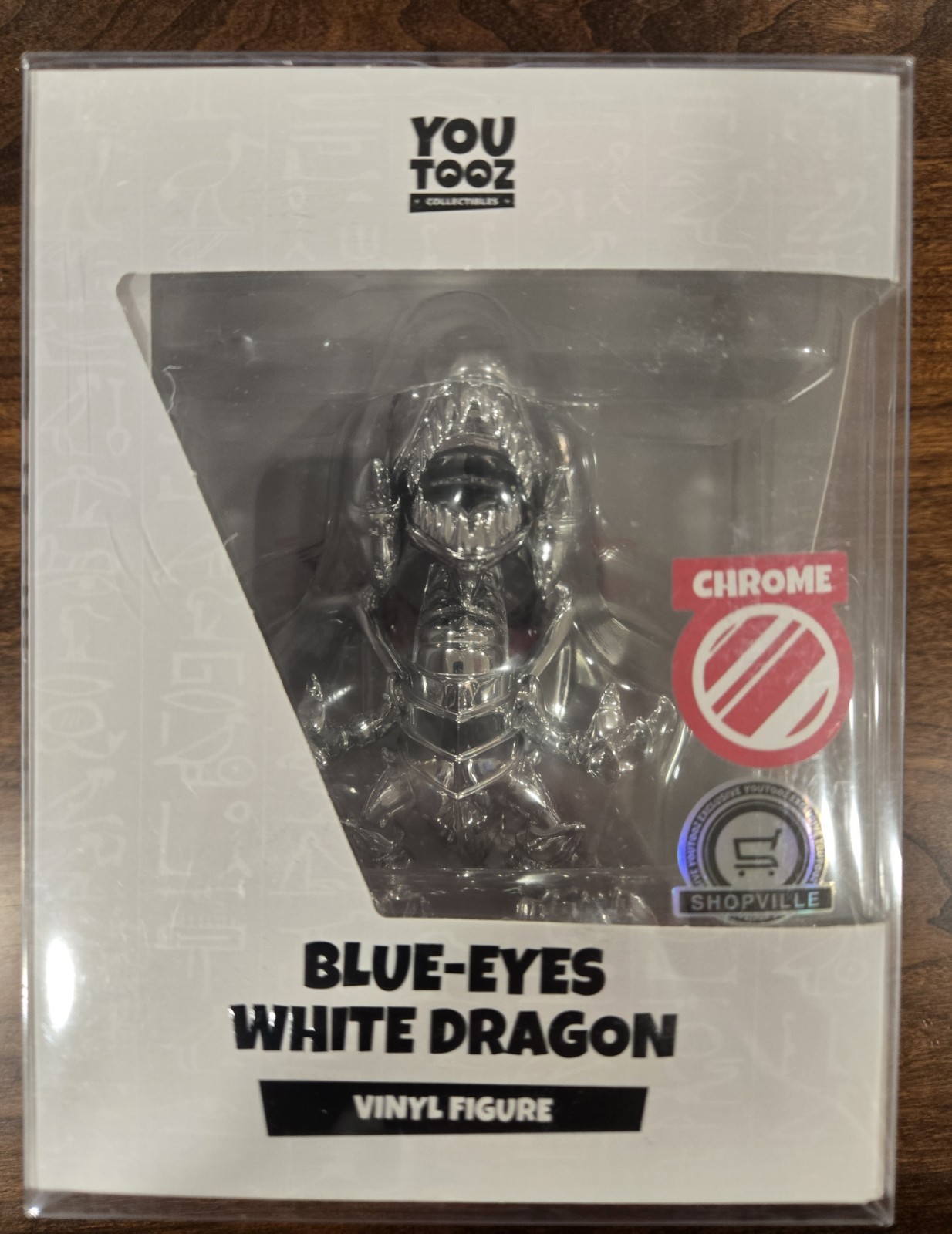 Youtooz Yu-Gi-Oh! Blue Eyes White Dragon Chrome Edition Brand New