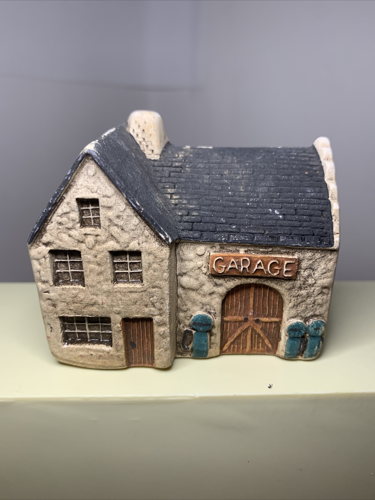 Vintage Philip Laureston Ceramic Miniature 724 GARAGE Cottage