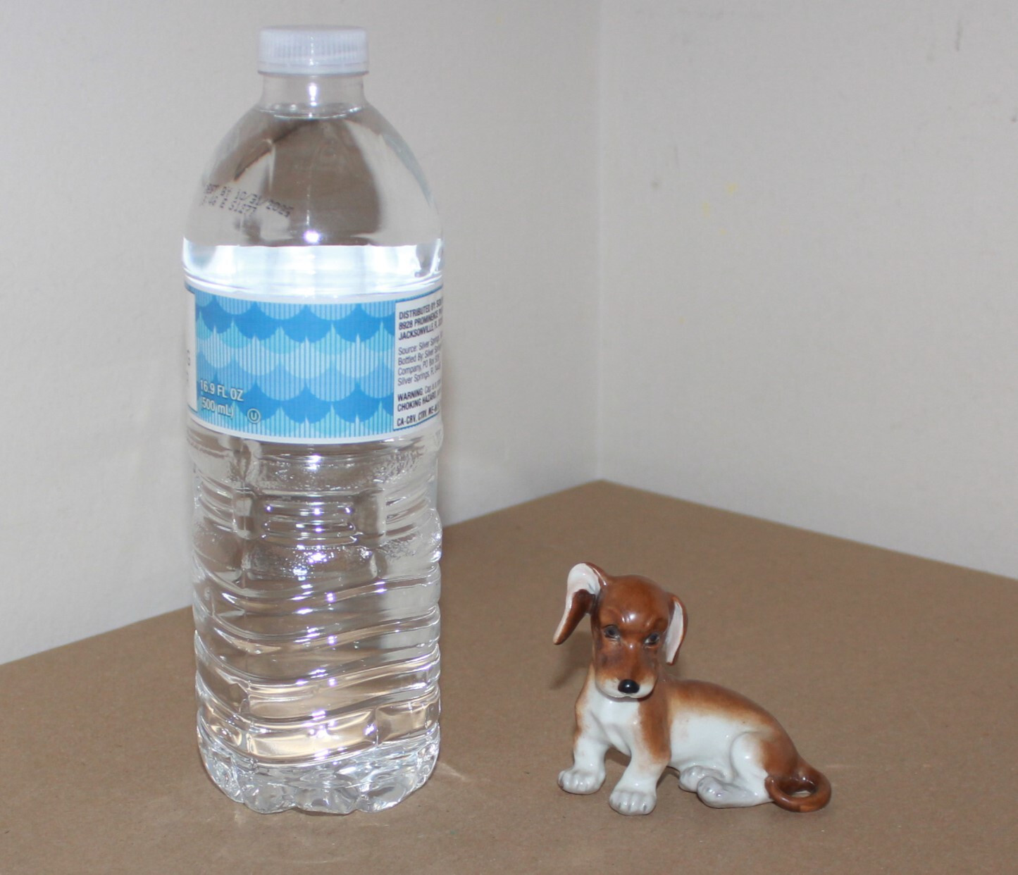 Antique Augarten Wien Porcelain Figurine Dachshund Dog 1671 Hund Dackel Austria