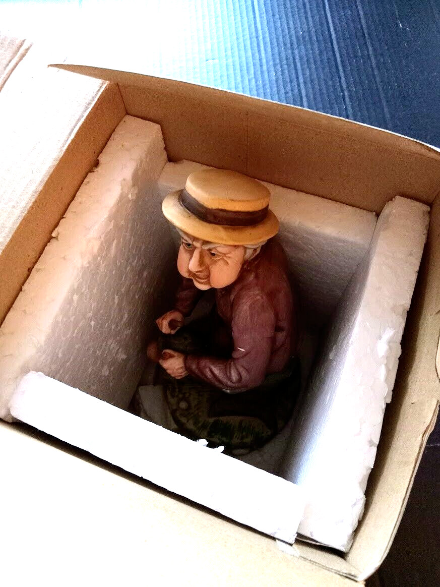 Vintage House of Lloyd Teed Off Angry Golfer Porcelain Figurine w/ Original Box