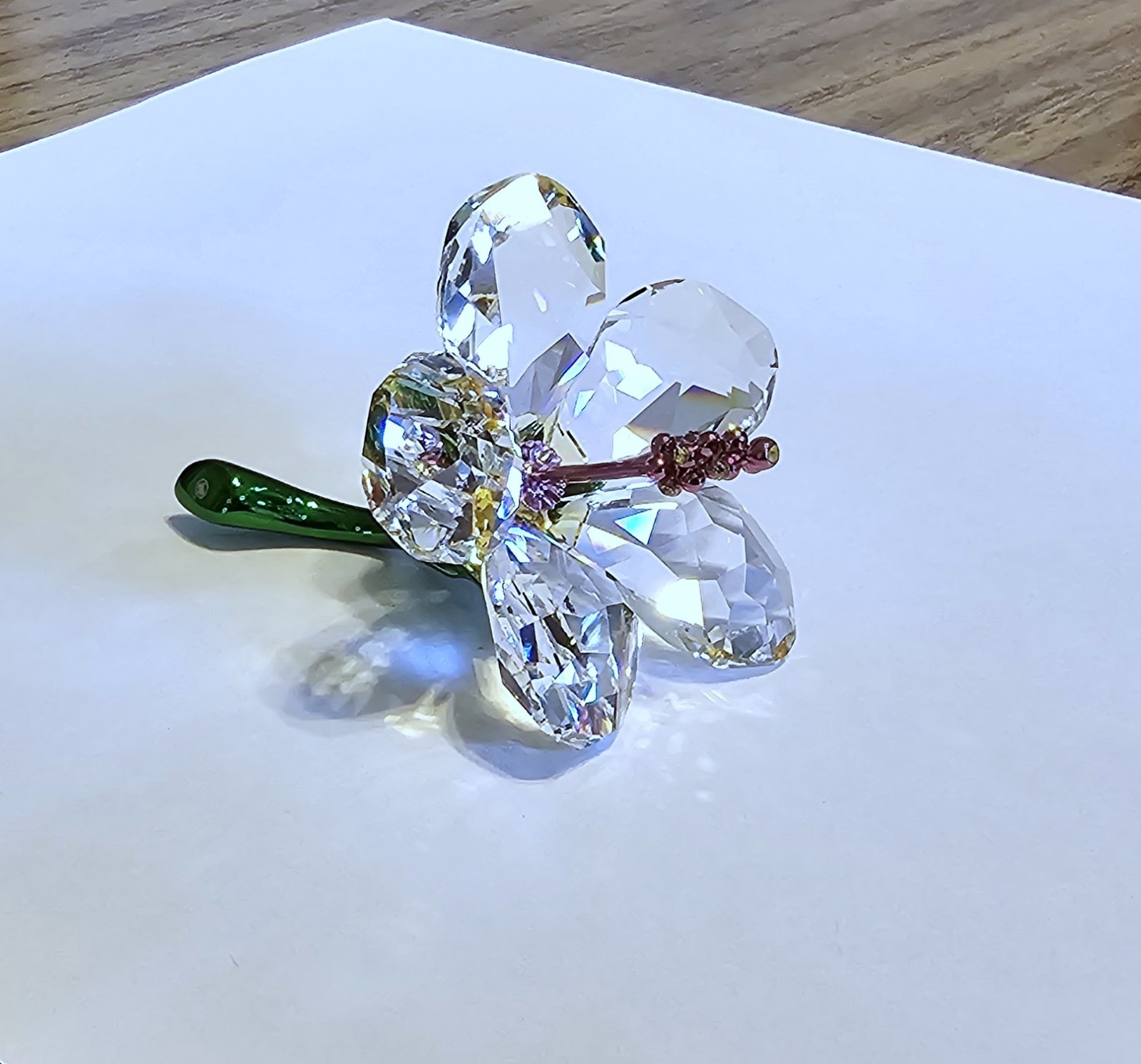 🌺 Swarovski Crystal 2025 “Florere Collection”, Hibiscus Flower Figurine NIB