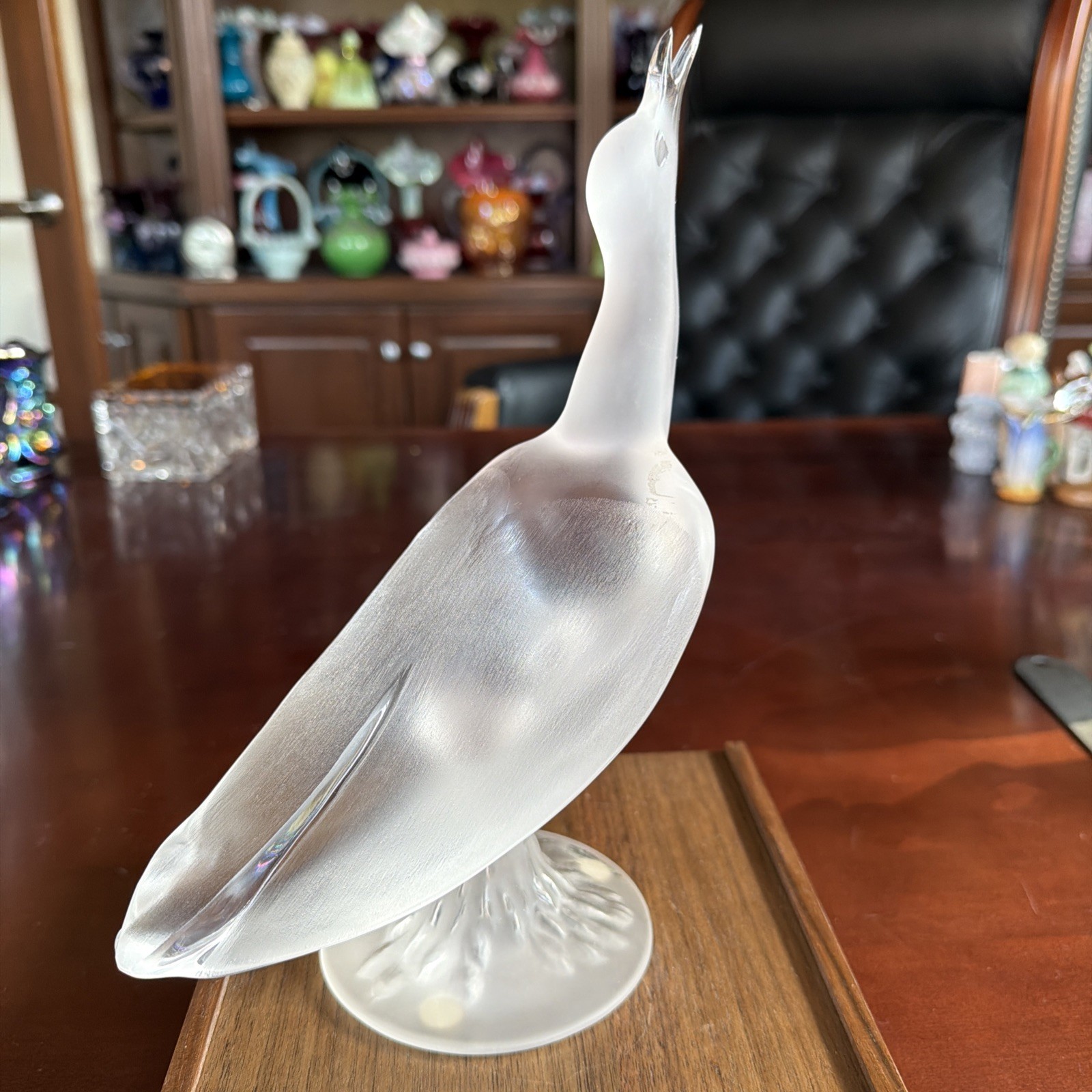 Lalique France “Daphnis” Chloe Seagull figurine
