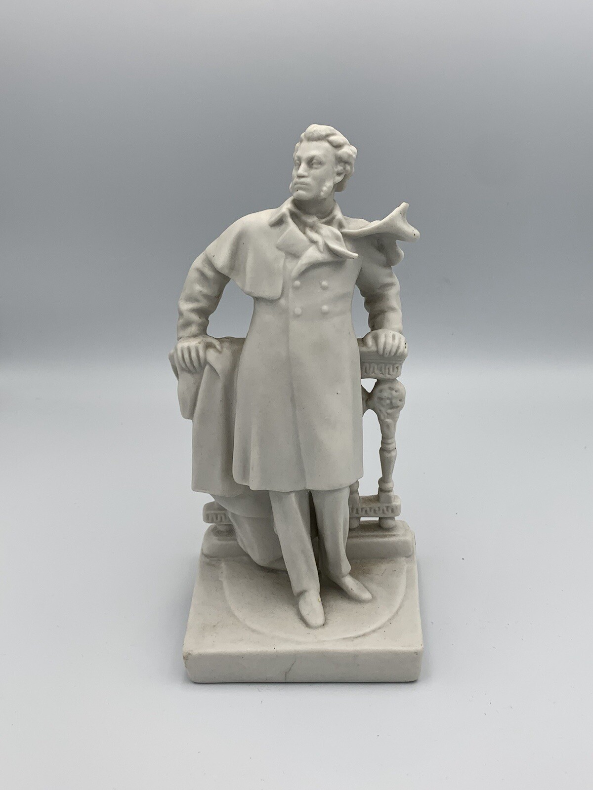 Rare Soviet Porcelain Figurine Writer Alexander Pushkin USSR