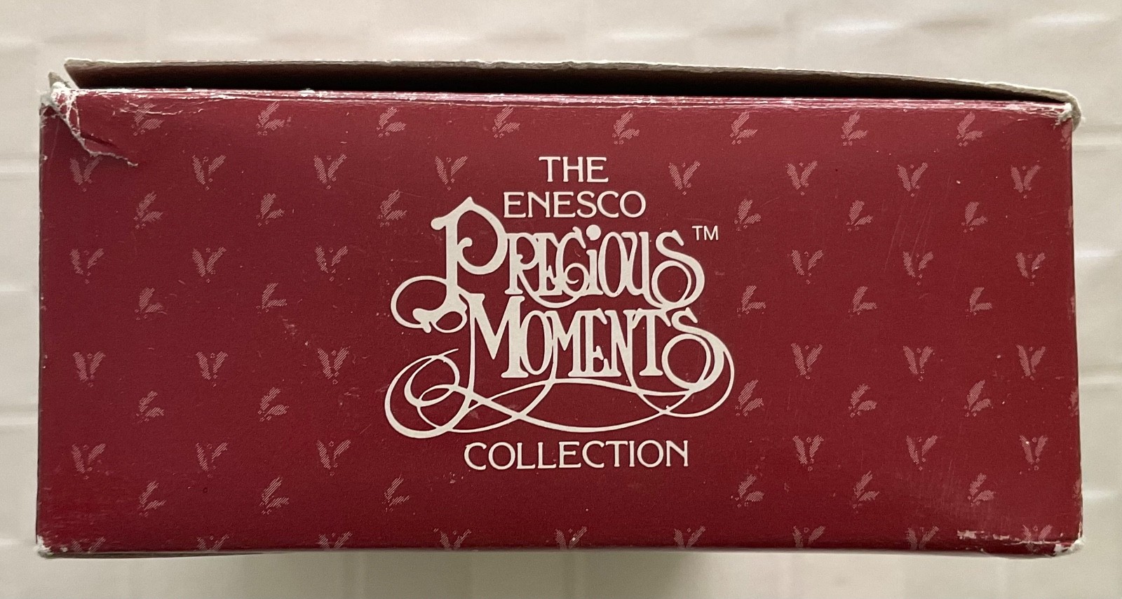Vintage Enesco Precious Moments Miniature Nativity Set Pewter 9 Piece 1989