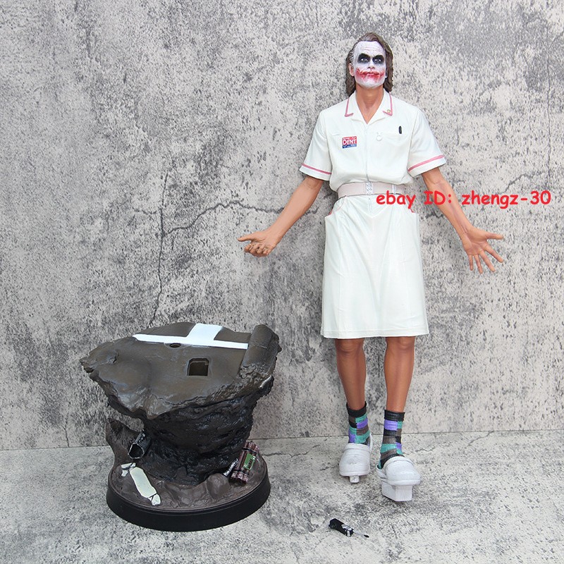H54CM The Dark Knight Joker 1/4 Statue Figure GK Model W/base Collection Gift