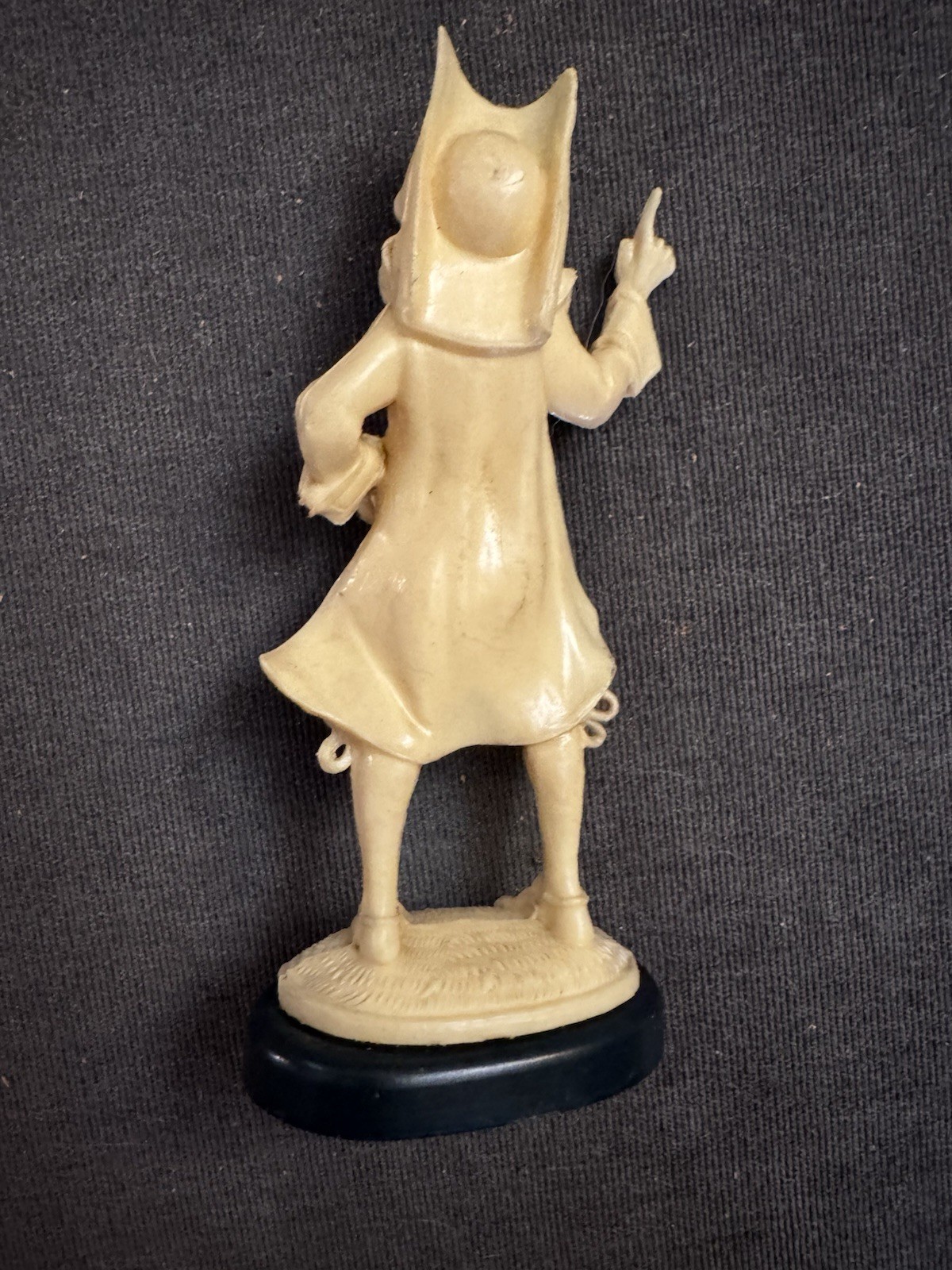 Figurine Italy Depose Plastic Victorian Renaissance Colonial Orator w/ Book LEX