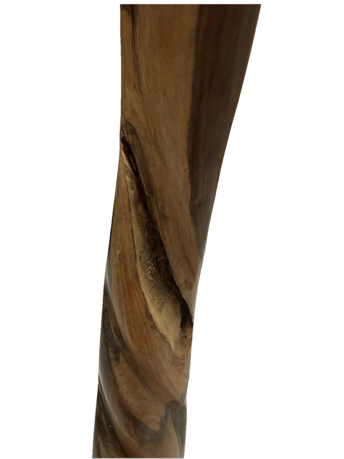 Hand Carved Wooden Abstract Female Sculpture Modernist Art MCM Primitive 19” in
